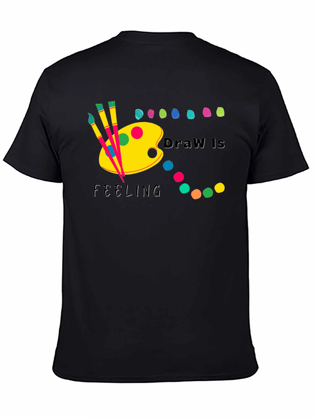Draw Is Feeling Black T-Shirt