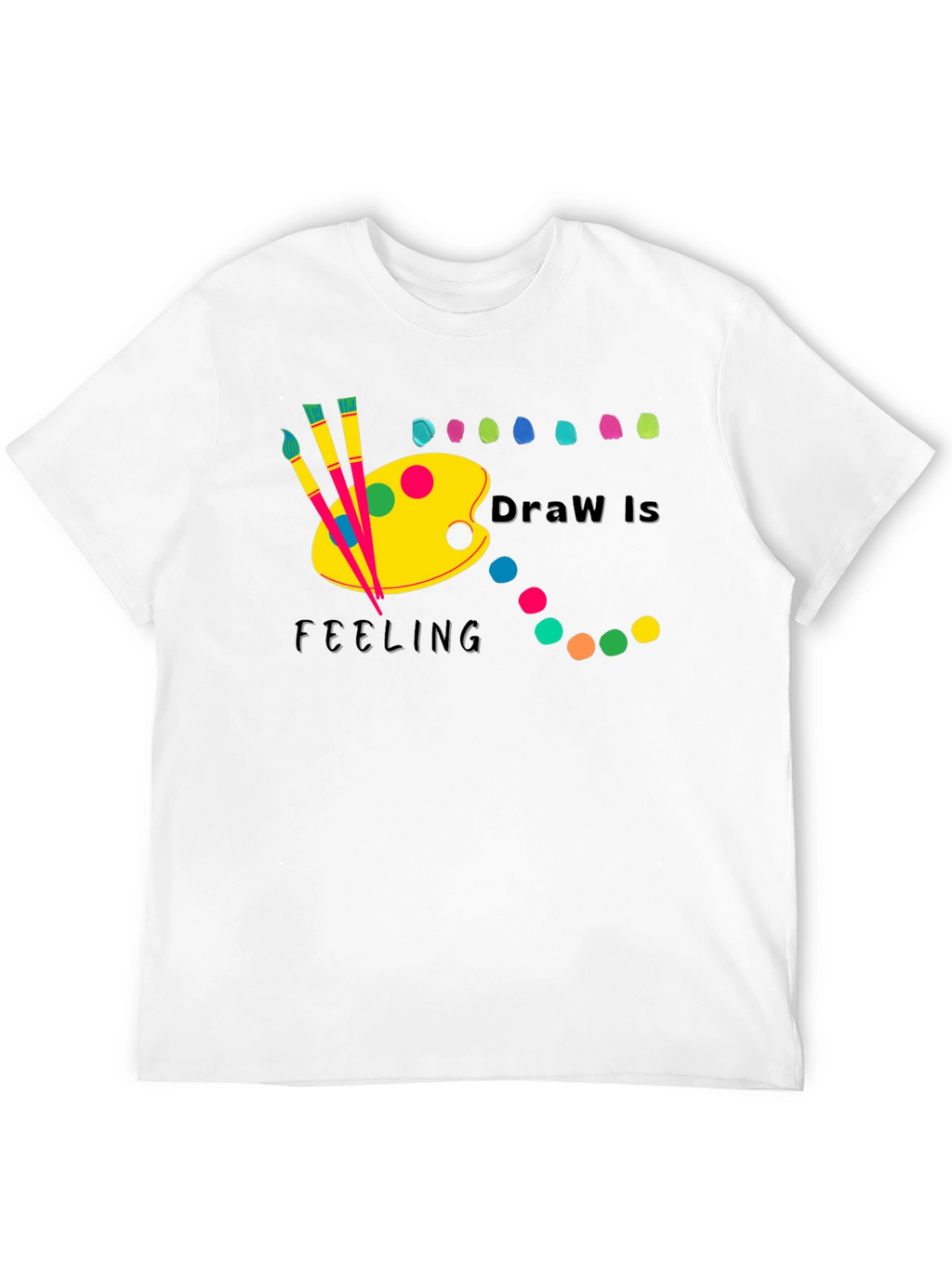Draw Is Feeling Black T-Shirt