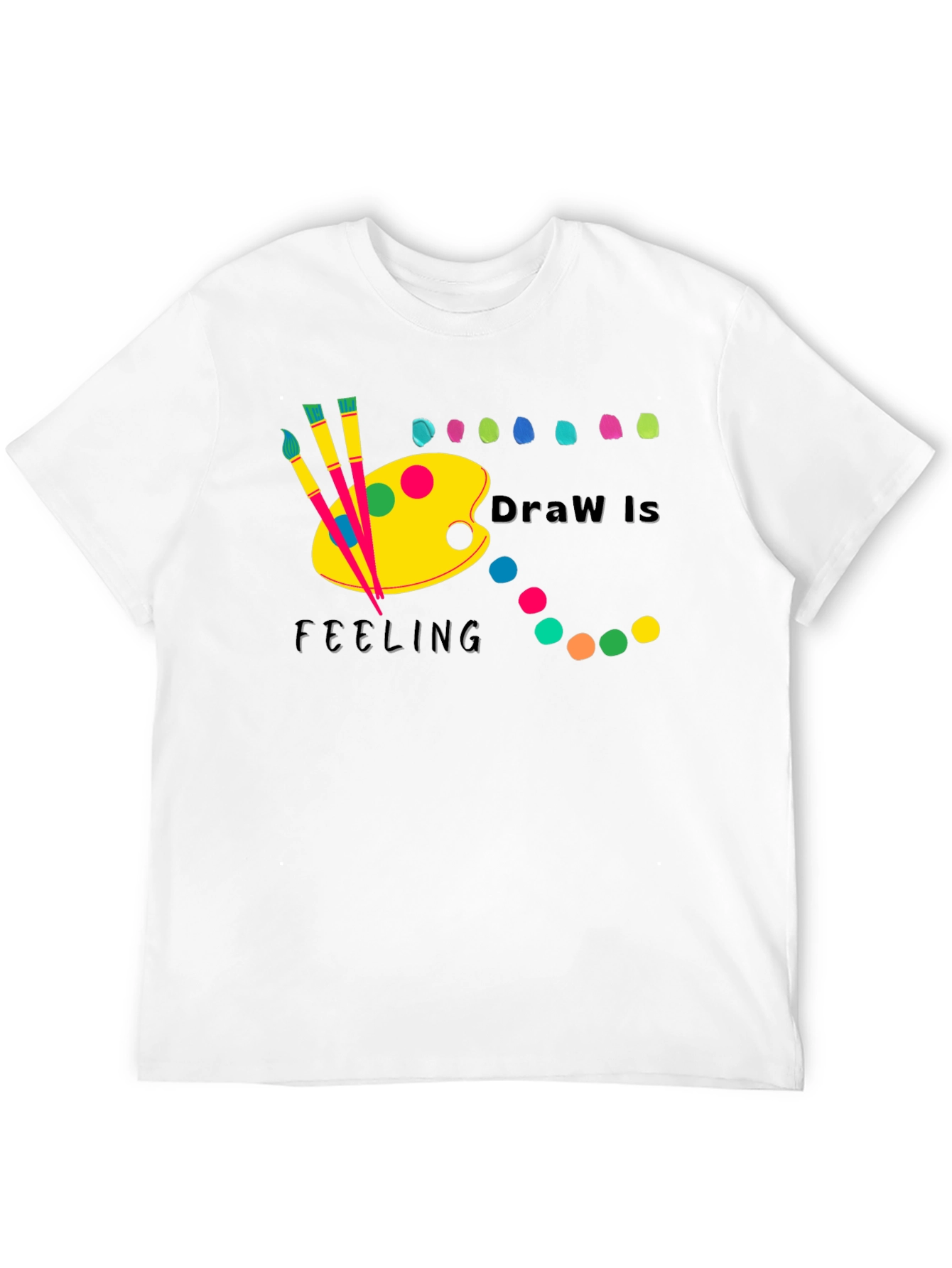 Draw Is Feeling Black T-Shirt