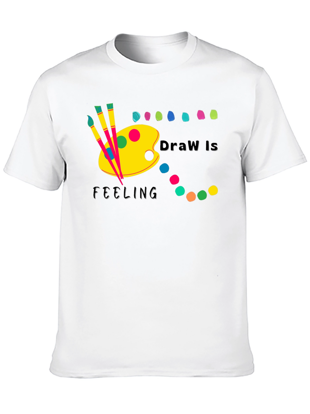 Draw Is Feeling Black T-Shirt