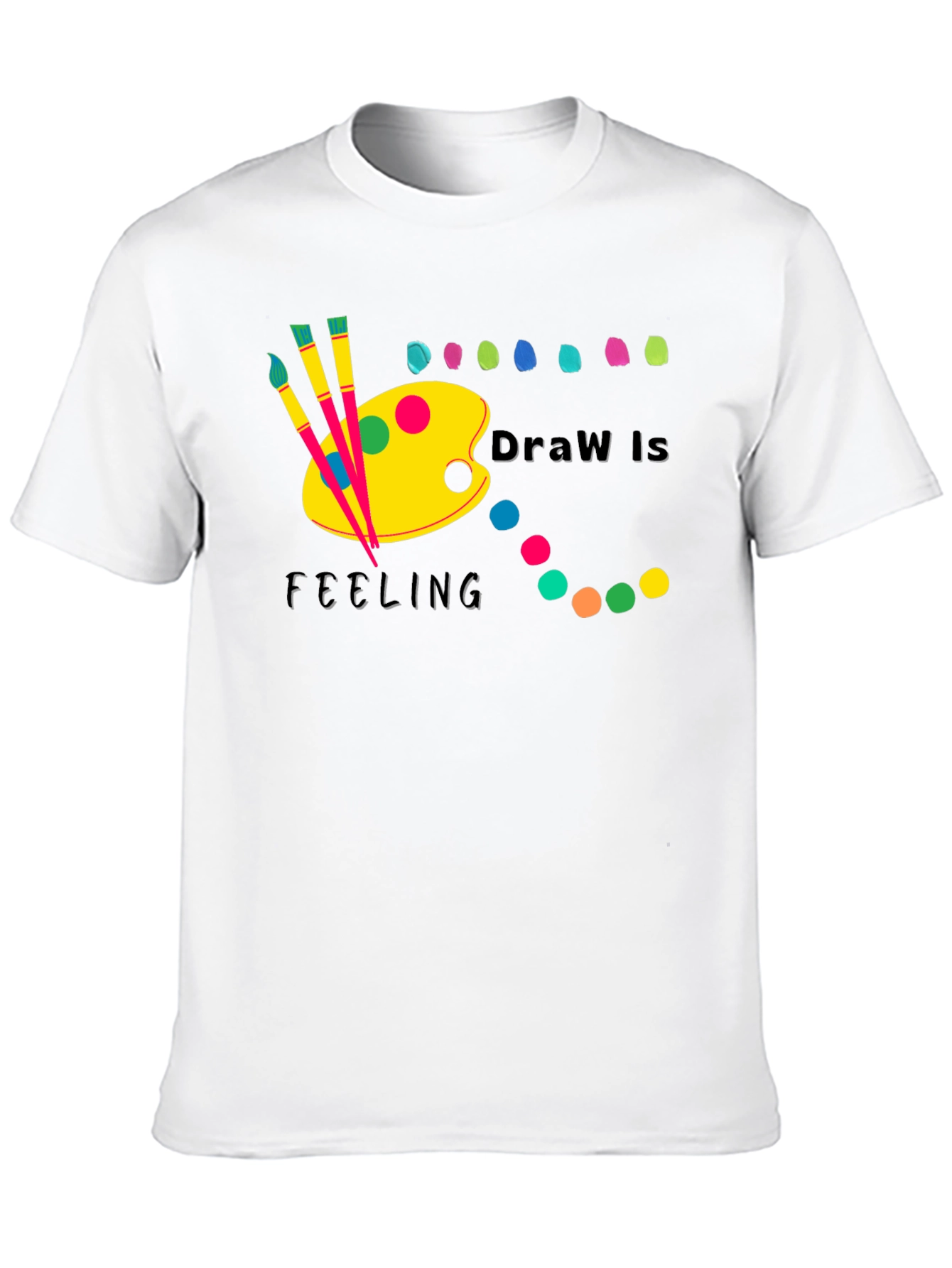 Draw Is Feeling Black T-Shirt