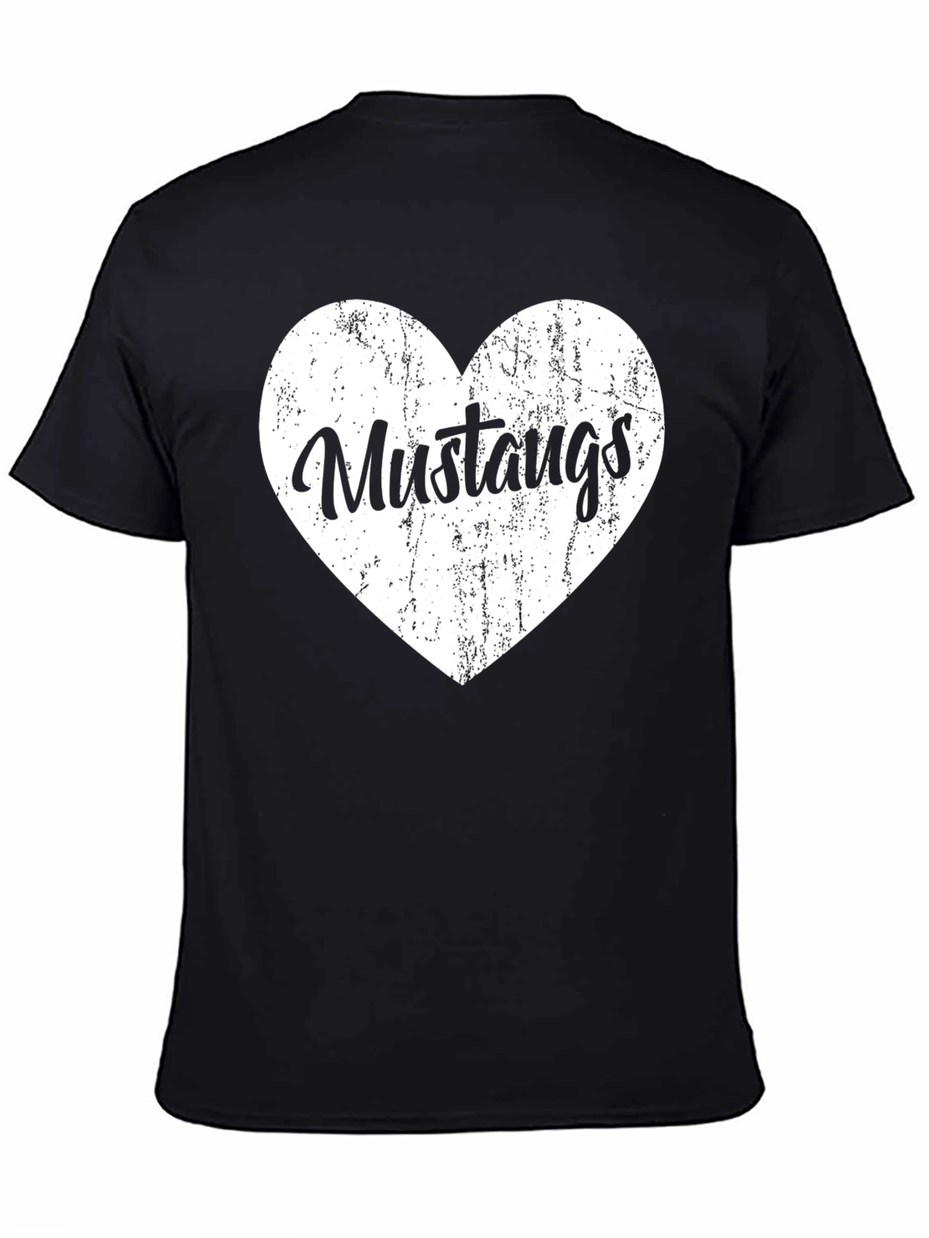 Mustangs Heart Graphic T-Shirt