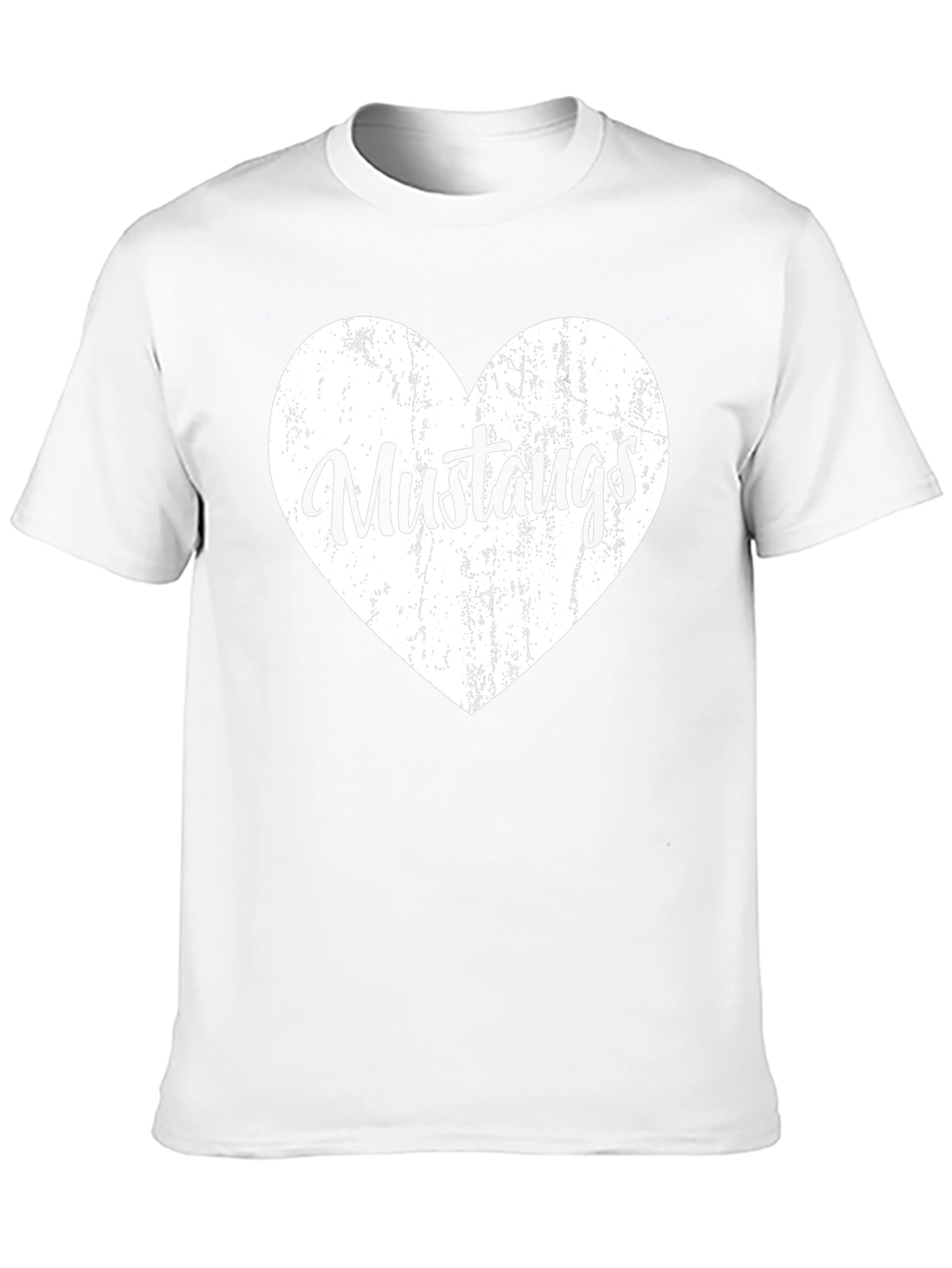 Mustangs Heart Graphic T-Shirt