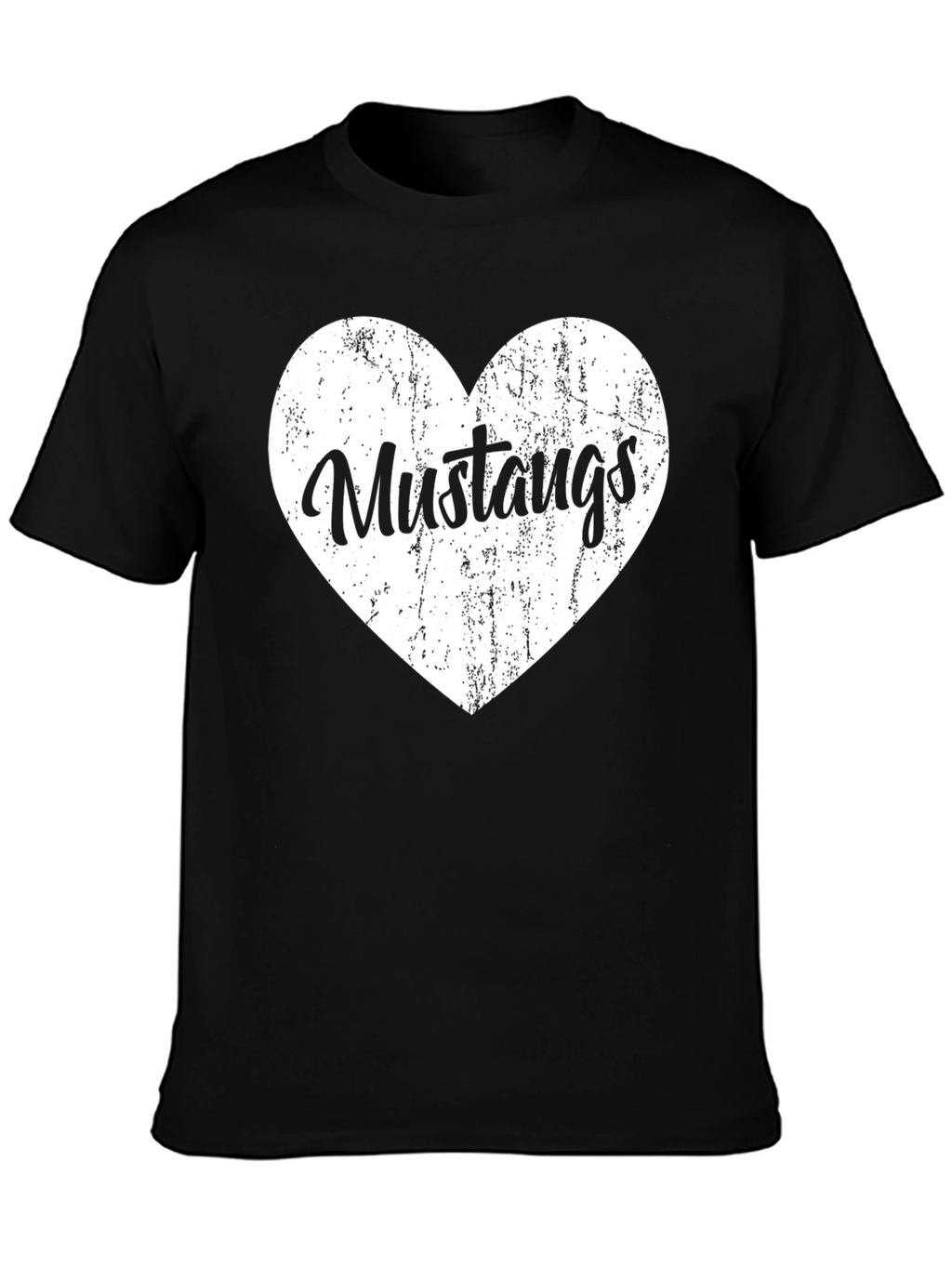 Mustangs Heart Graphic T-Shirt
