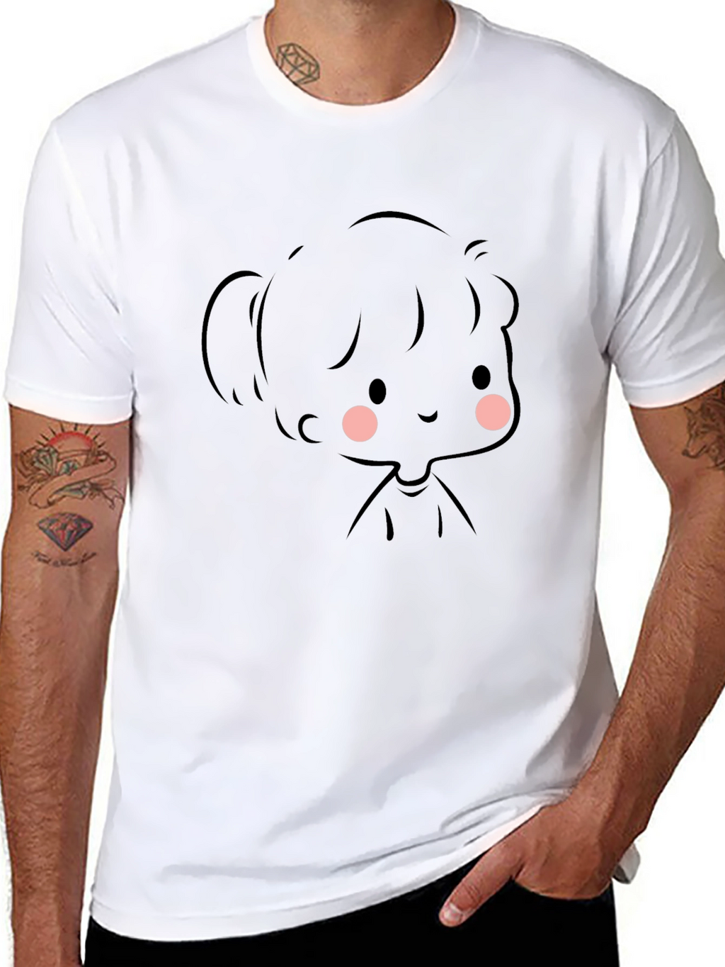 Cute Cartoon Graphic T-Shirt