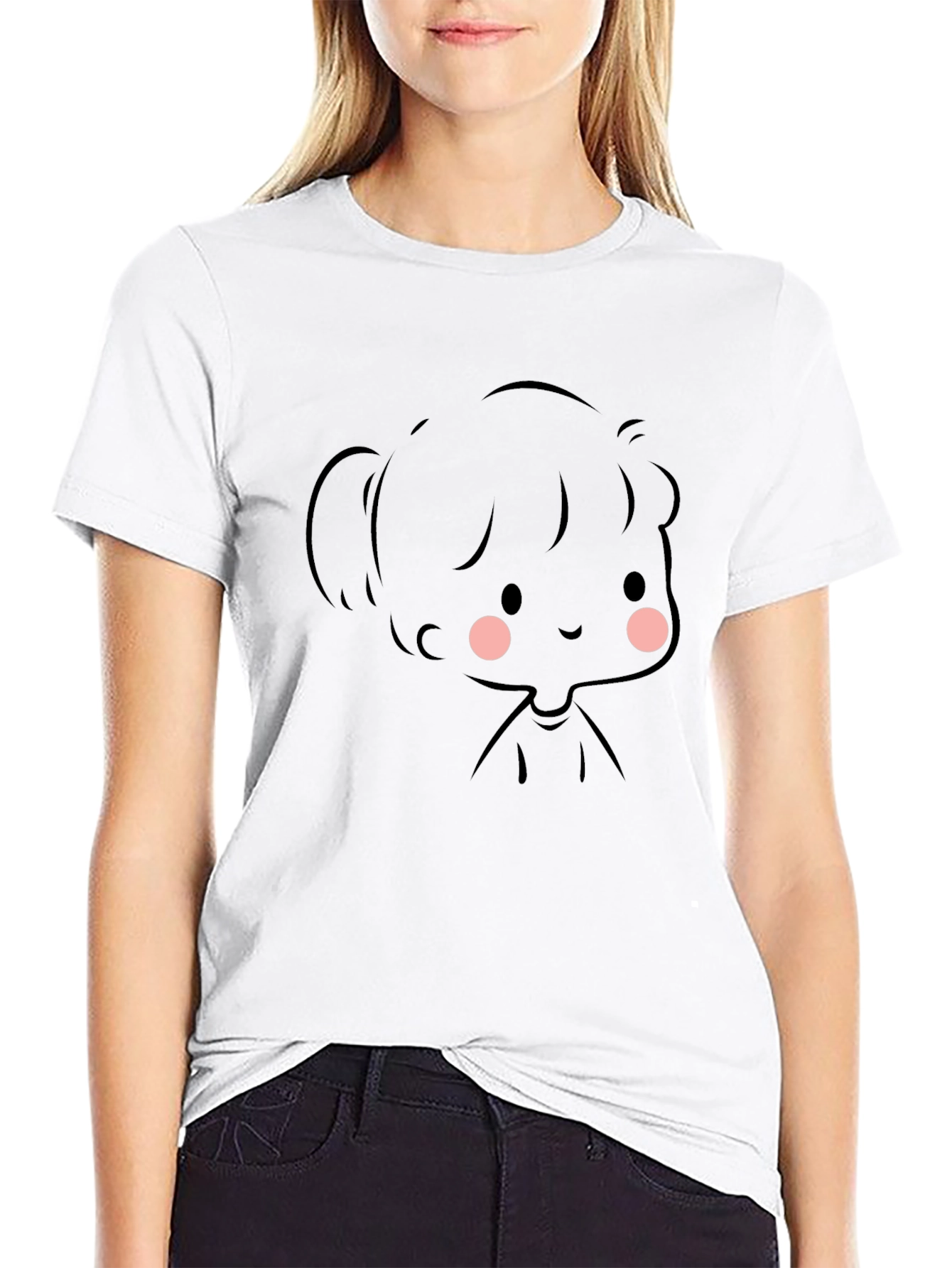 Cute Cartoon Graphic T-Shirt