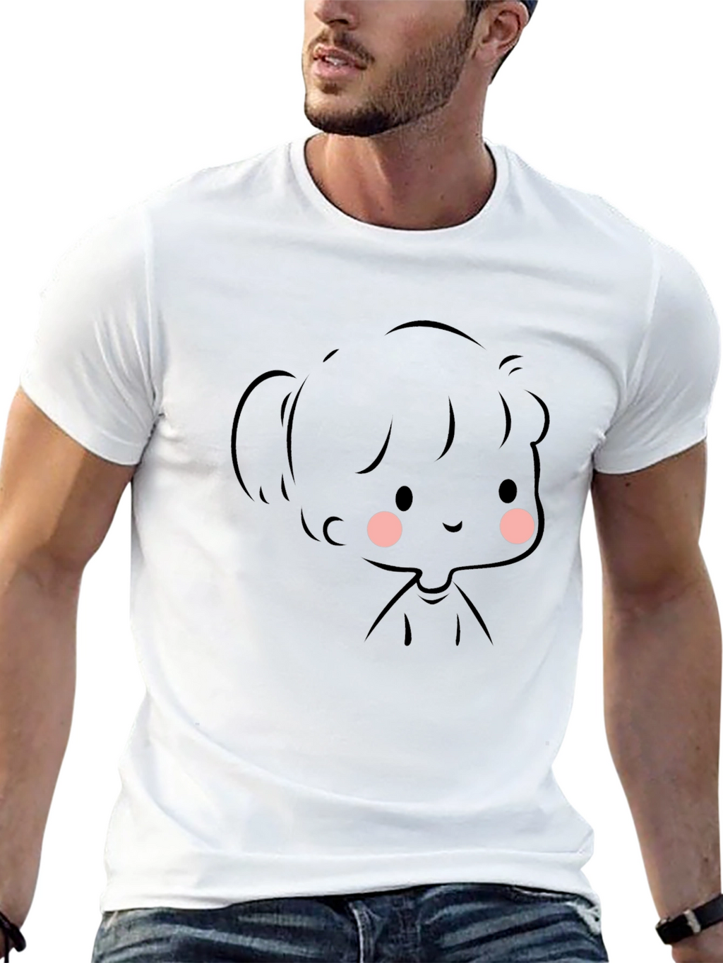 Cute Cartoon Graphic T-Shirt