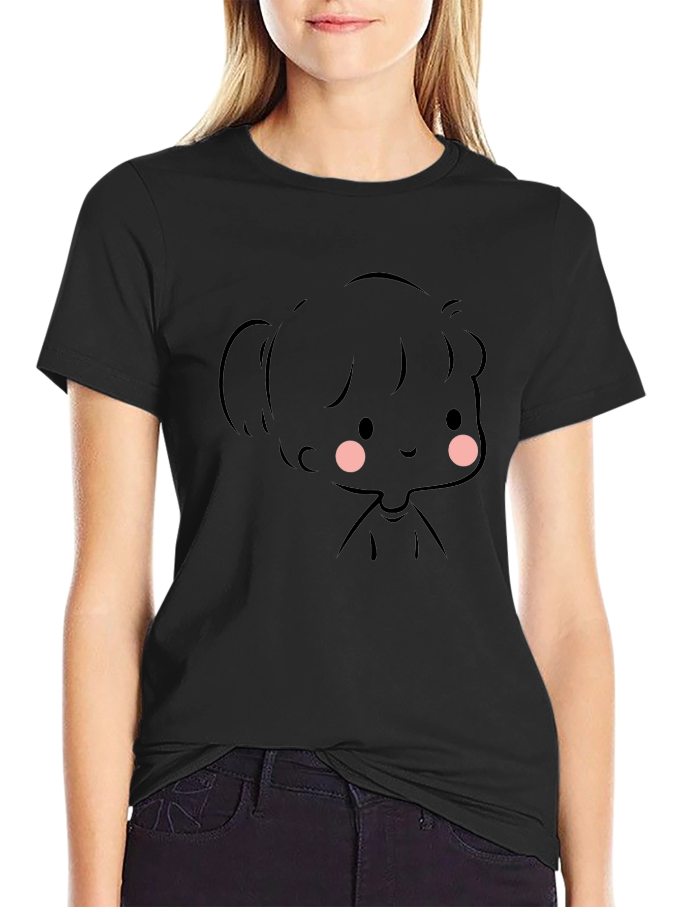 Cute Cartoon Graphic T-Shirt