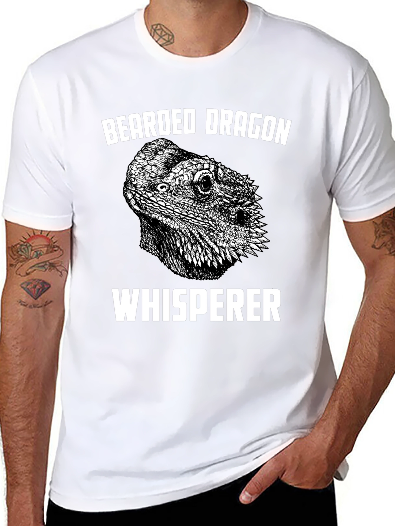 Bearded Dragon Whisperer Graphic T-Shirt