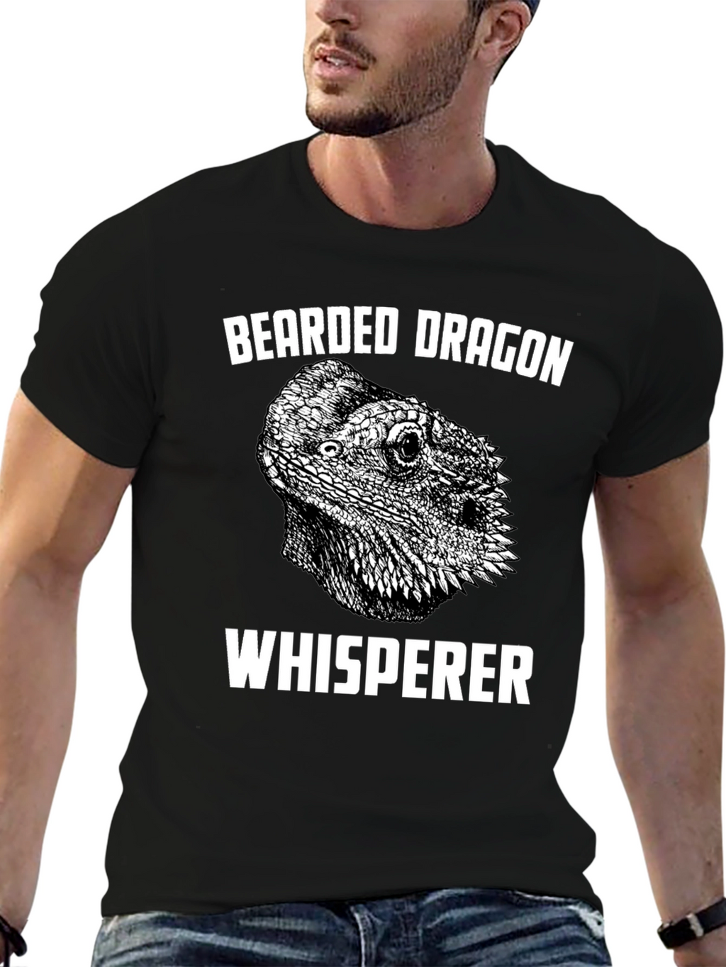 Bearded Dragon Whisperer Graphic T-Shirt