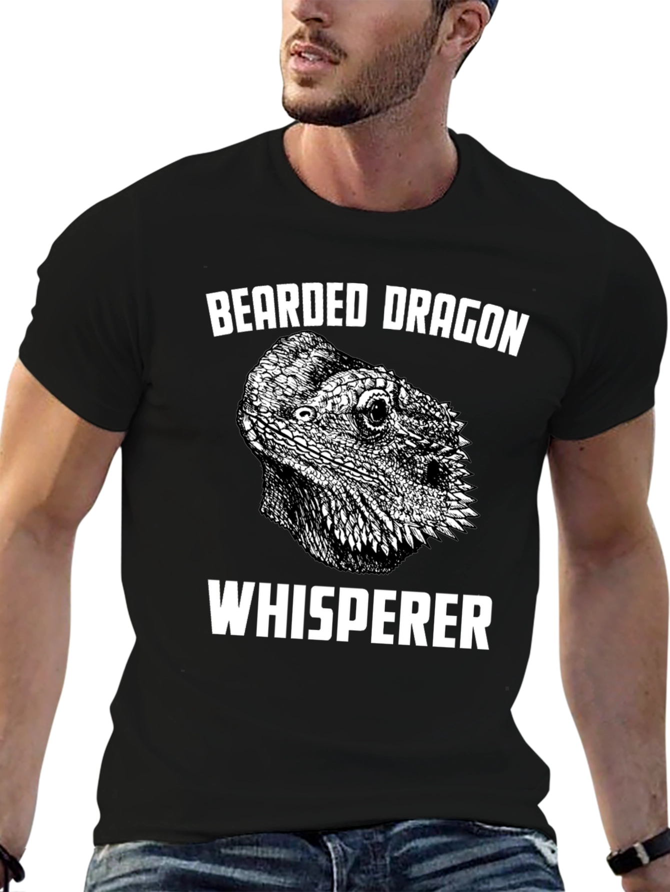 Bearded Dragon Whisperer Graphic T-Shirt