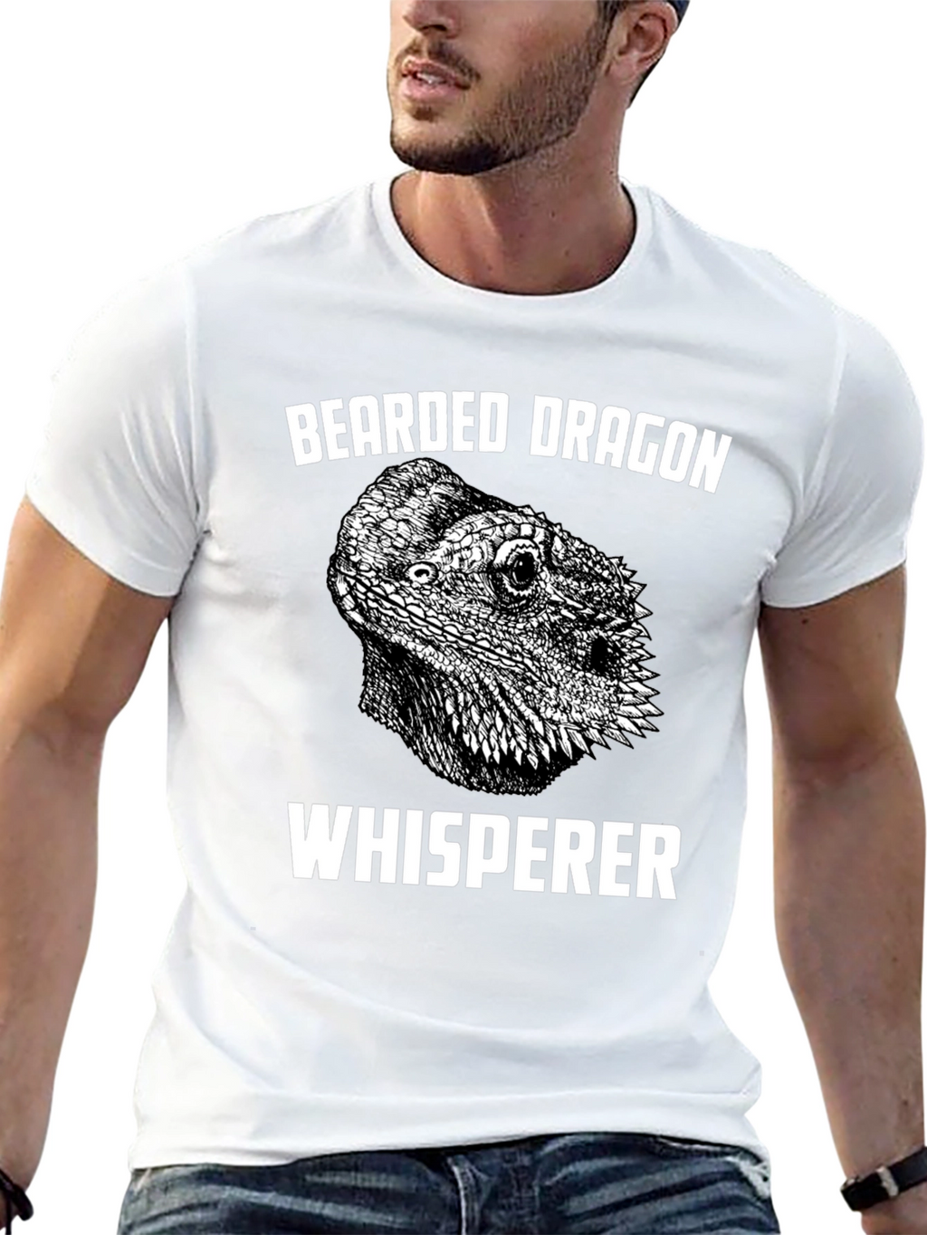 Bearded Dragon Whisperer Graphic T-Shirt