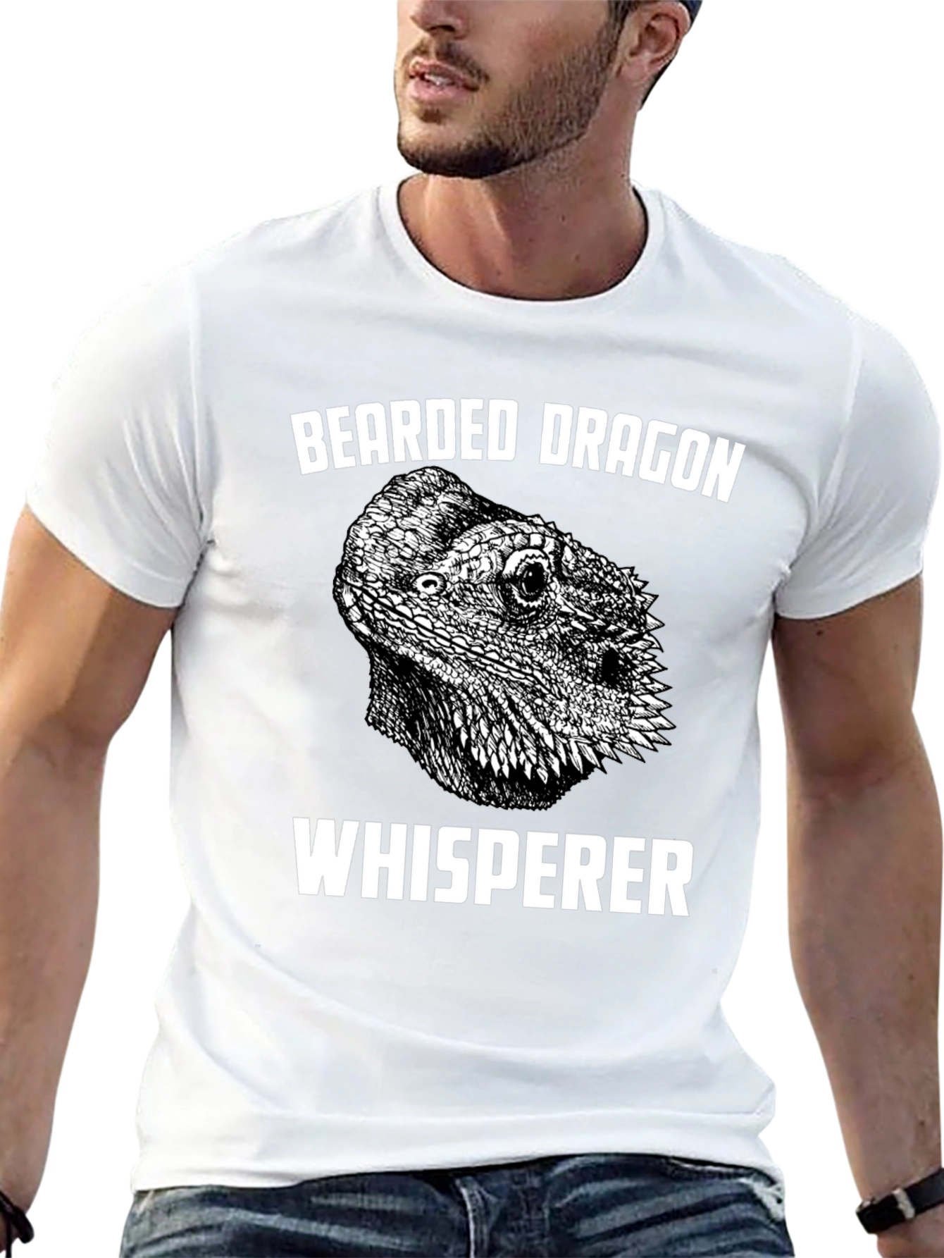 Bearded Dragon Whisperer Graphic T-Shirt