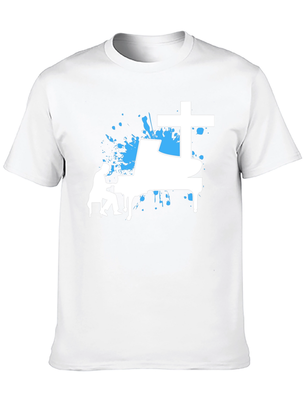 Piano Cross Graphic Tee