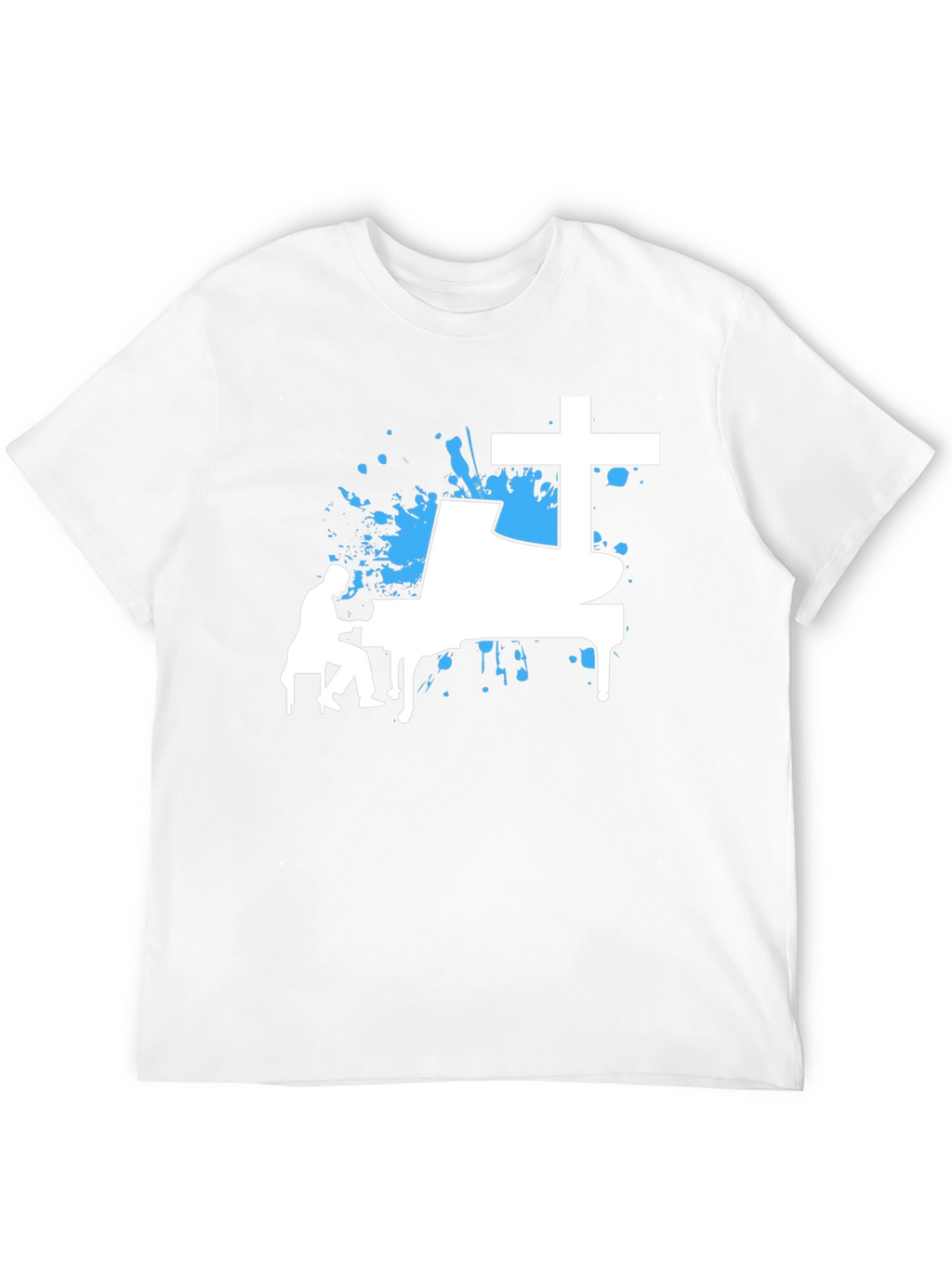 Piano Cross Graphic Tee