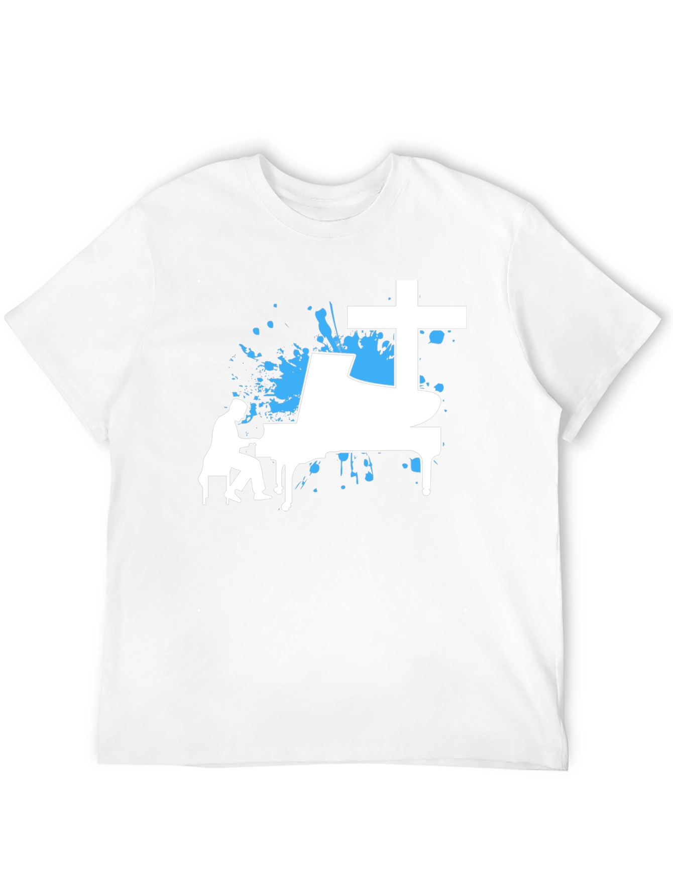 Piano Cross Graphic Tee