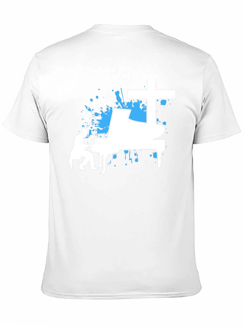 Piano Cross Graphic Tee