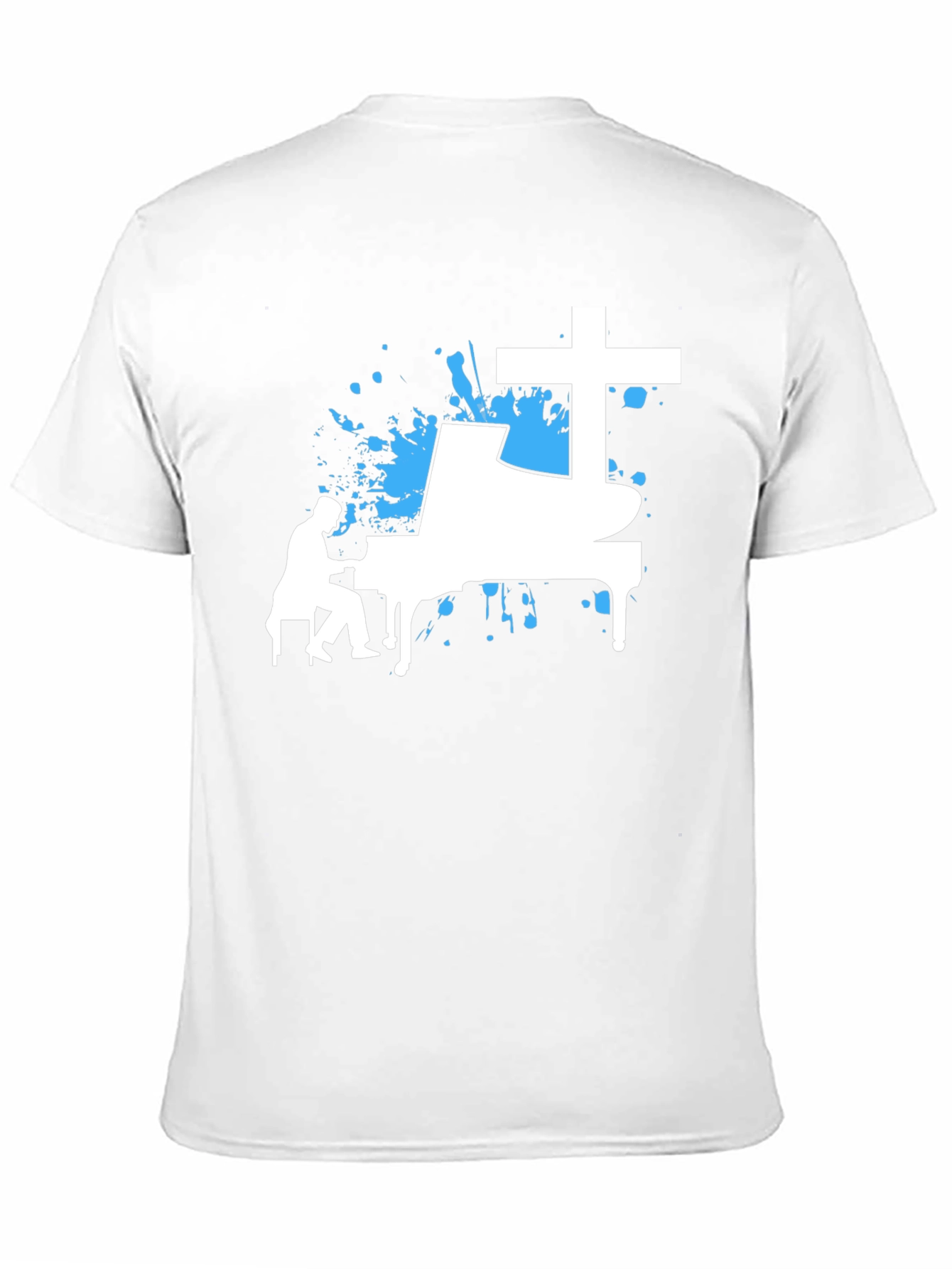 Piano Cross Graphic Tee