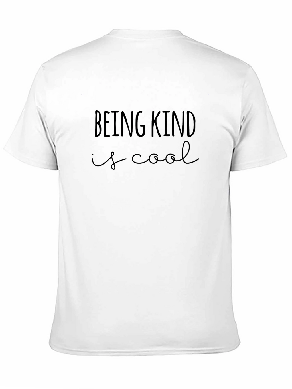 Being Kind Is Cool Black Graphic Tee