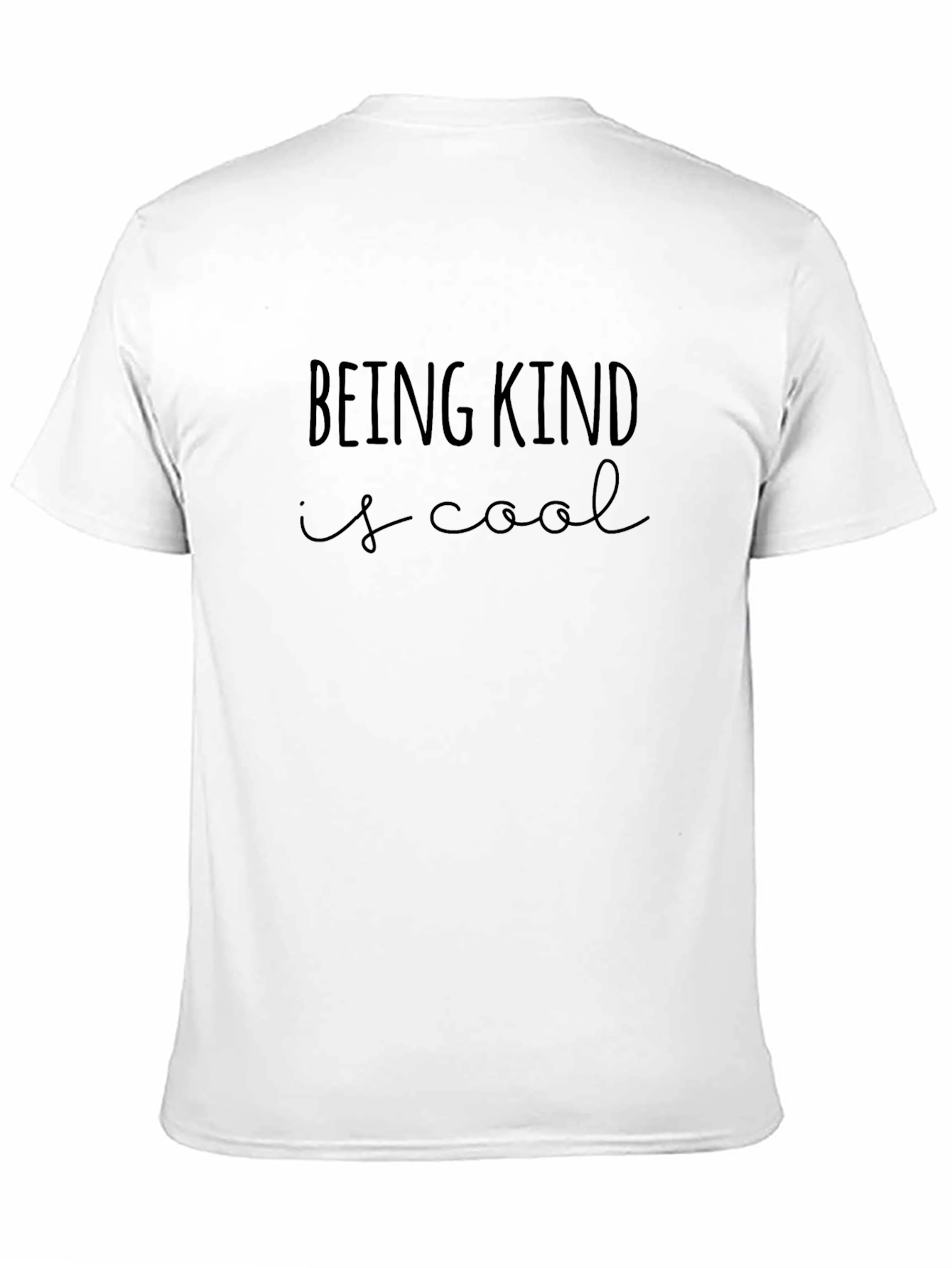 Being Kind Is Cool Black Graphic Tee