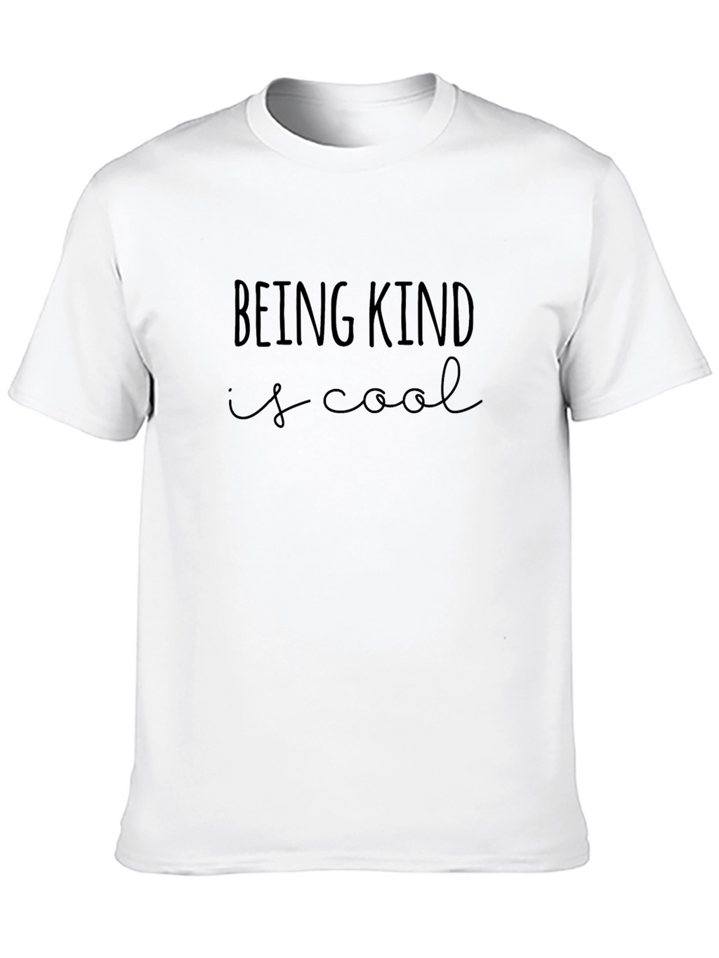 Being Kind Is Cool Black Graphic Tee