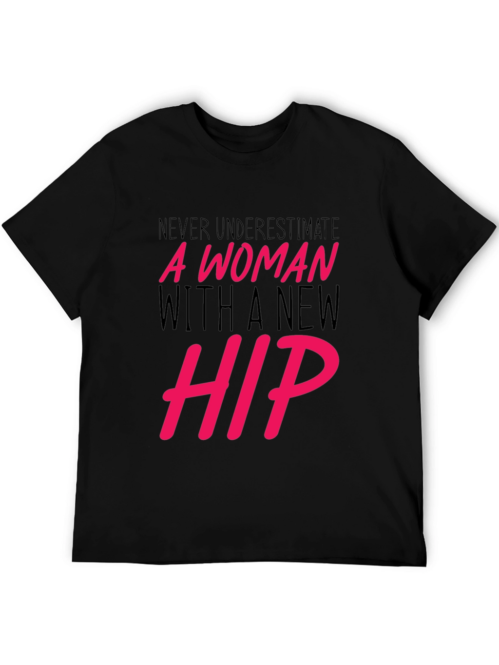 New Hip Woman Graphic Tee - Empowering Statement Shirt