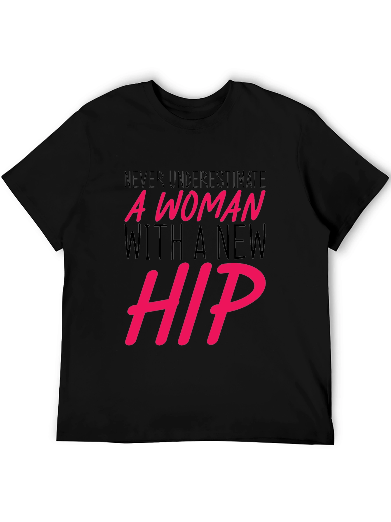 New Hip Woman Graphic Tee - Empowering Statement Shirt