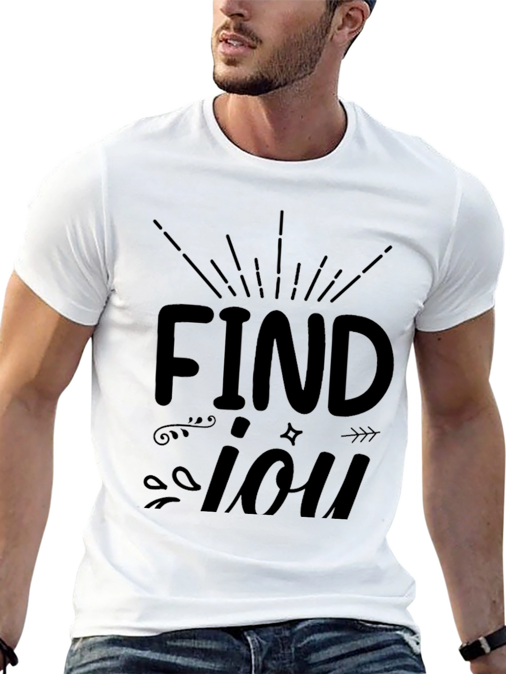 Find You Graphic T-Shirt - Black