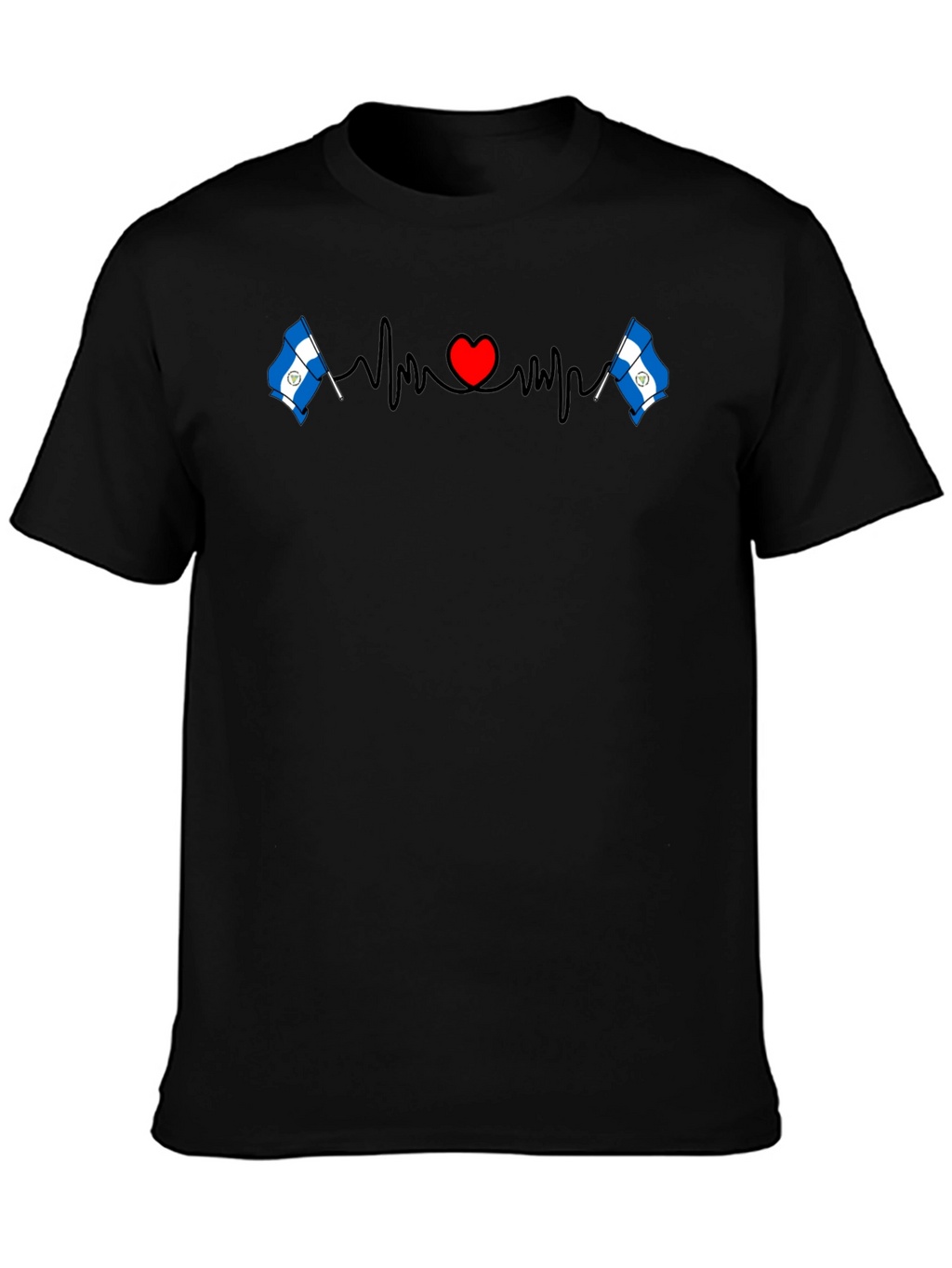 Honduras Heartbeat T-Shirt - Honduran Pride!