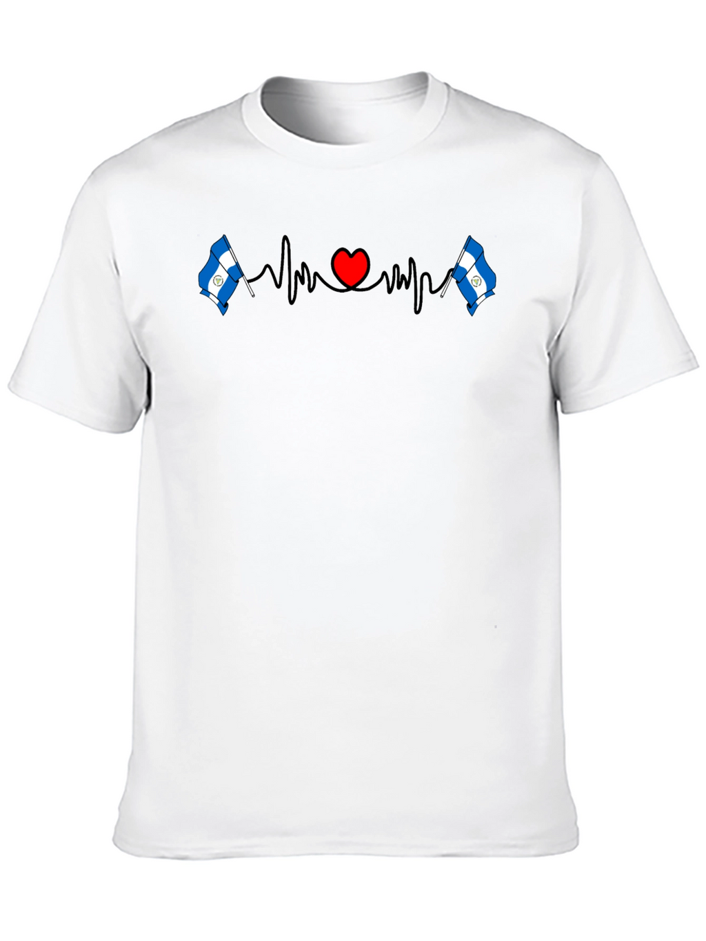 Honduras Heartbeat T-Shirt - Honduran Pride!