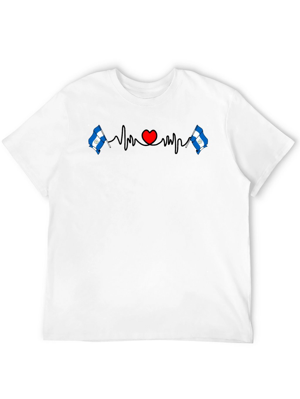 Honduras Heartbeat T-Shirt - Honduran Pride!