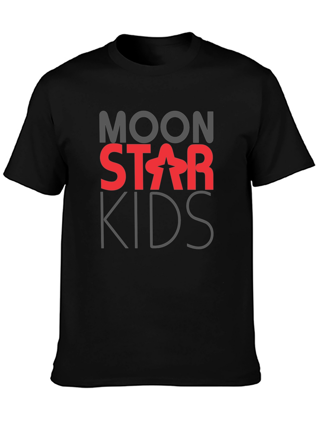 Moon Star Kids Graphic Tee - Black