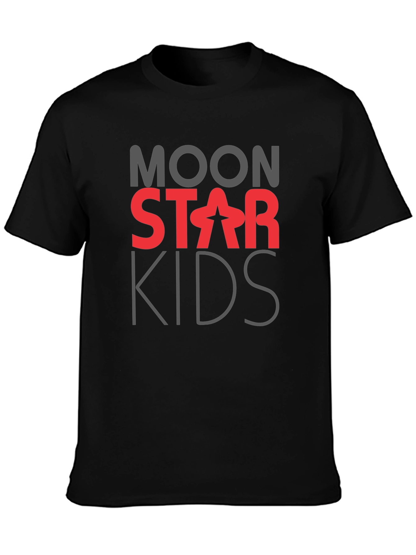 Moon Star Kids Graphic Tee - Black