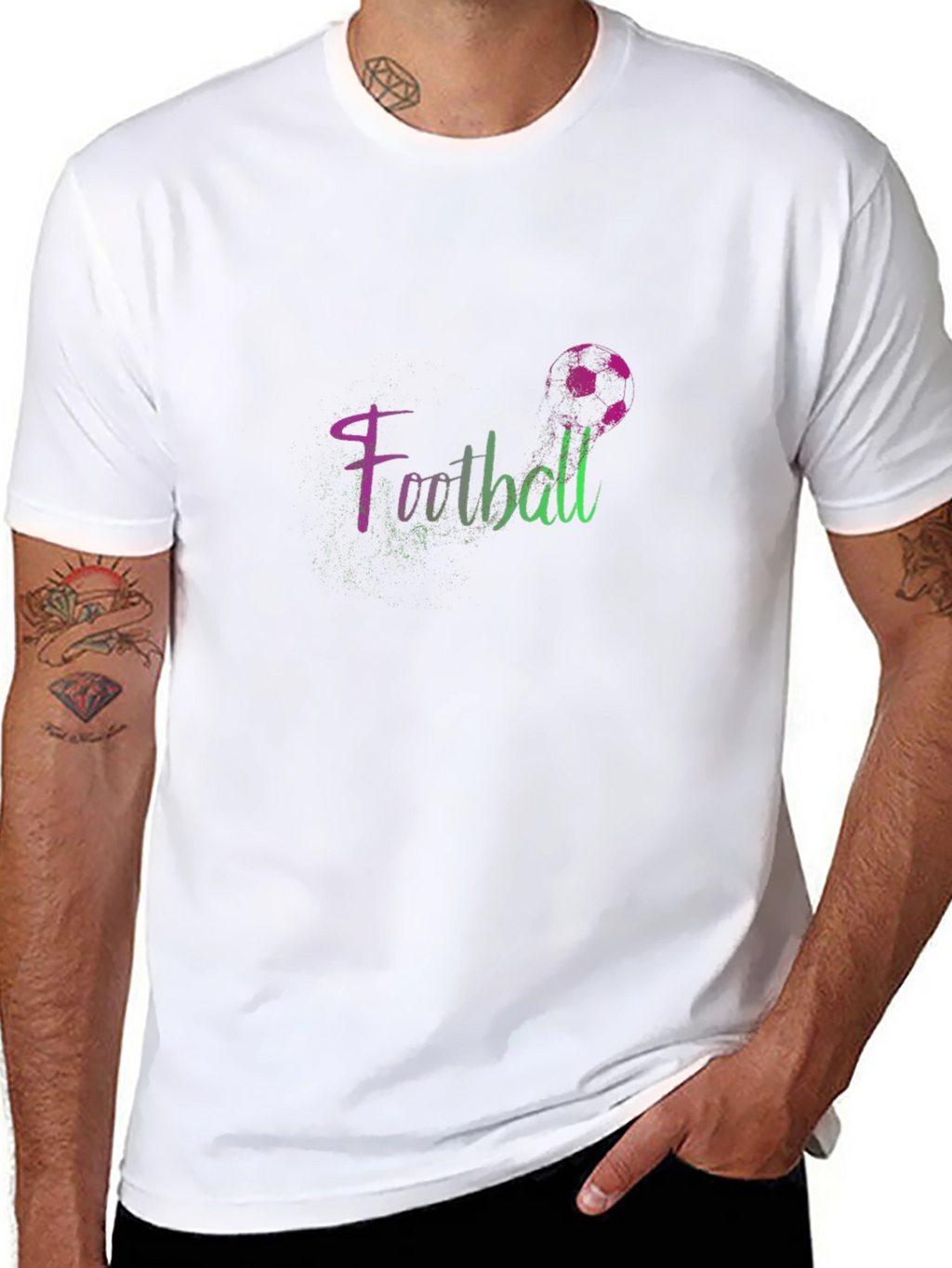 Football Graphic Tee - Stylish & Sporty