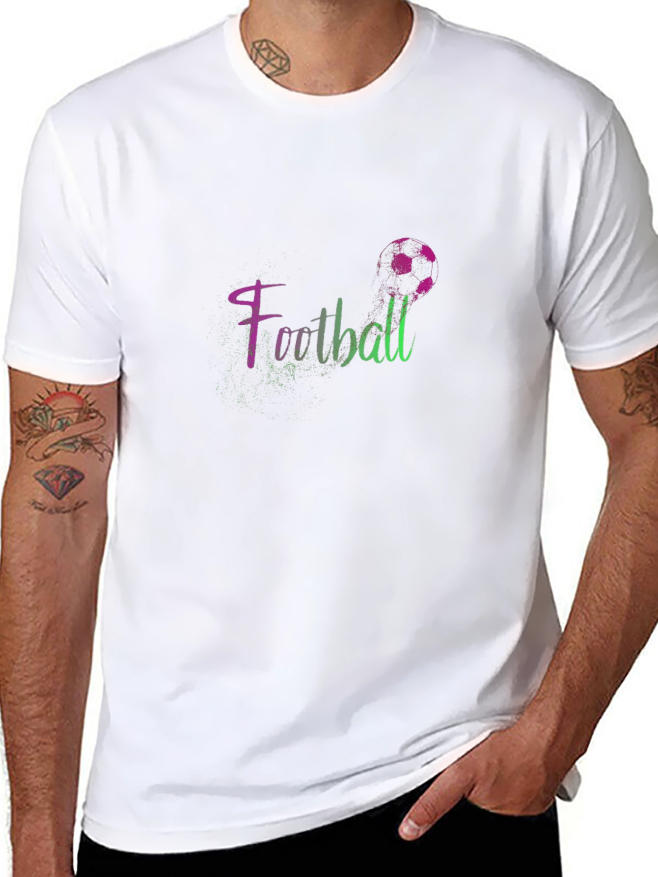 Football Graphic Tee - Stylish & Sporty