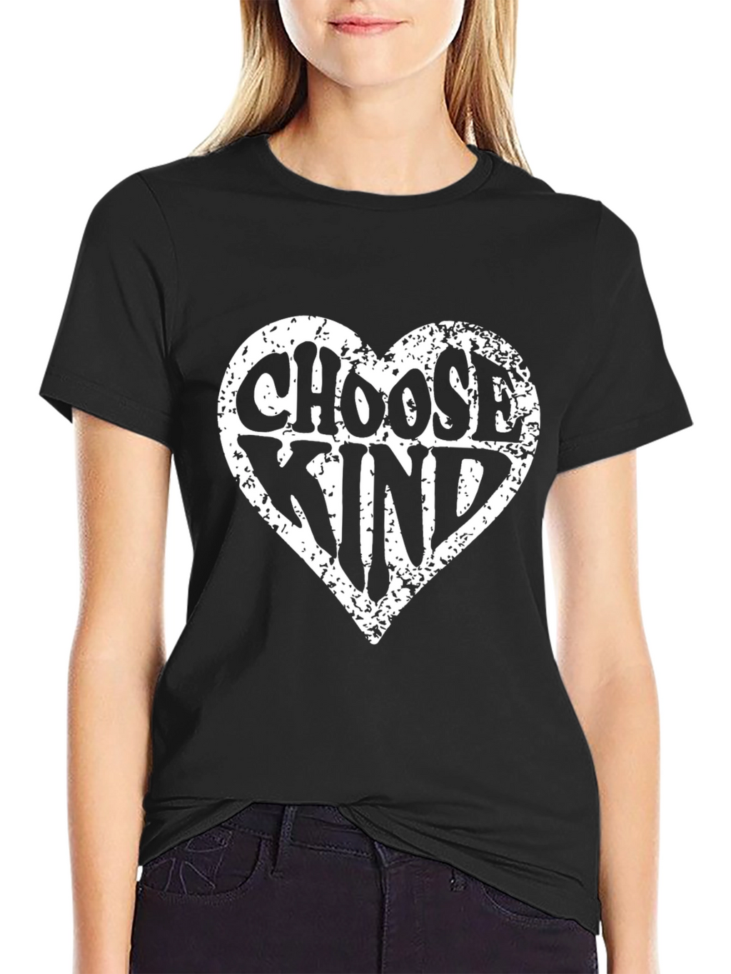 Choose Kind Heart Graphic T-Shirt