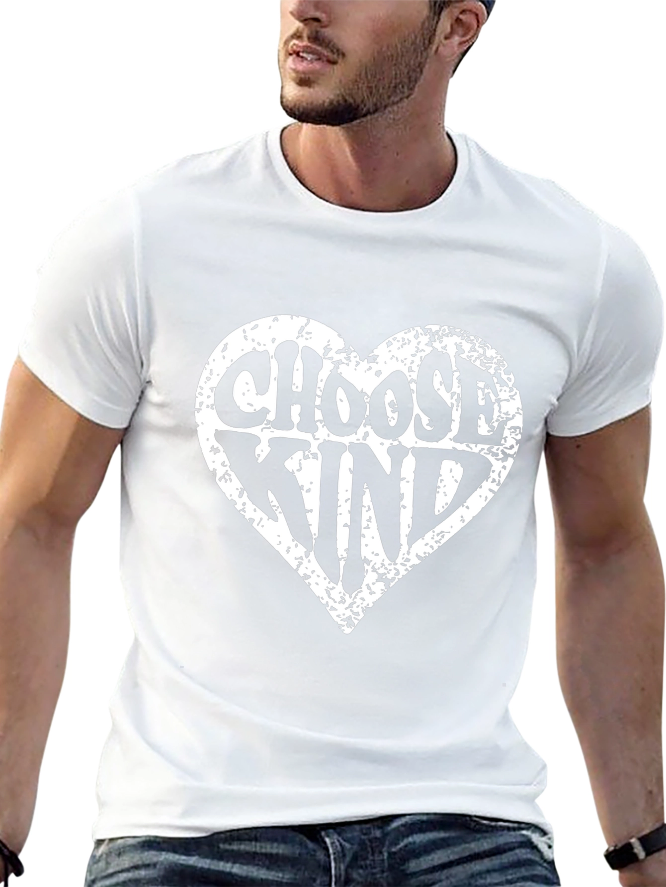 Choose Kind Heart Graphic T-Shirt