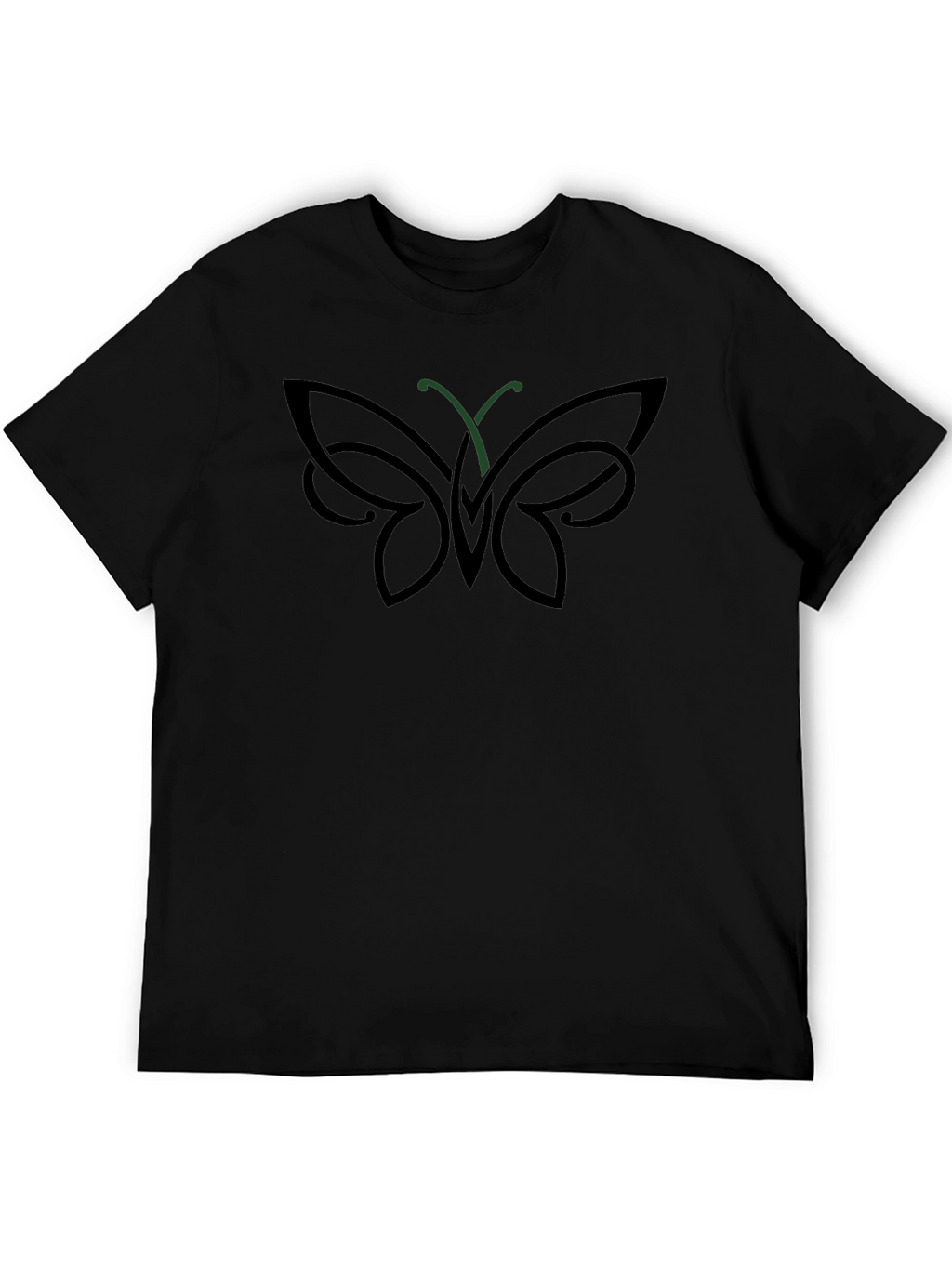 Butterfly Graphic Print Tee - Stylish Casual Wear