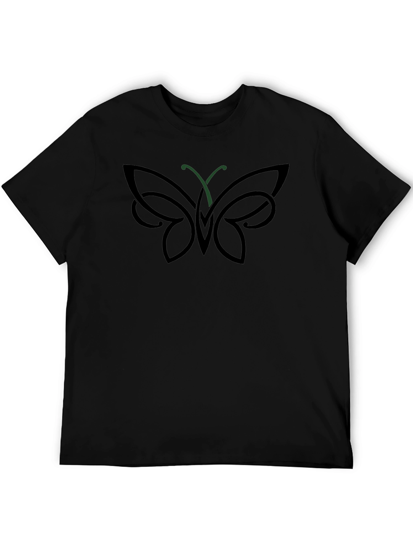 Butterfly Graphic Print Tee - Stylish Casual Wear