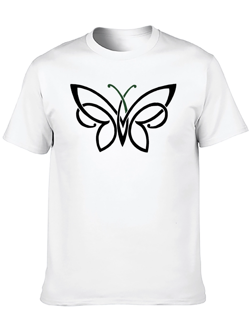 Butterfly Graphic Print Tee - Stylish Casual Wear