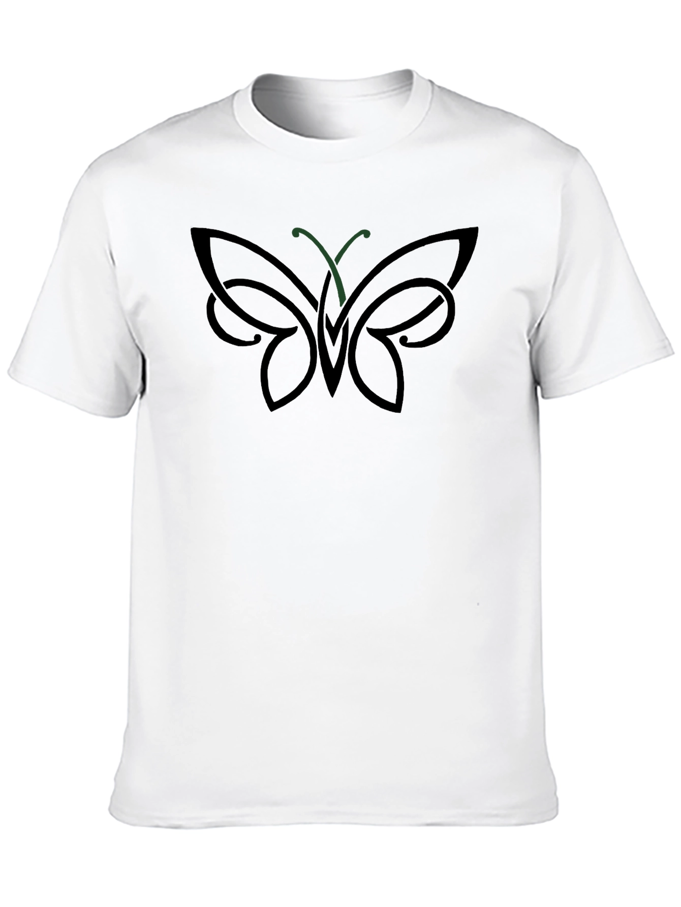 Butterfly Graphic Print Tee - Stylish Casual Wear