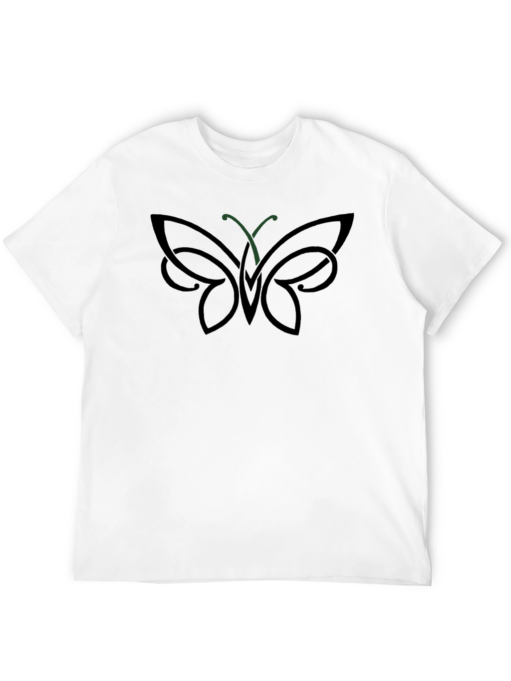 Butterfly Graphic Print Tee - Stylish Casual Wear