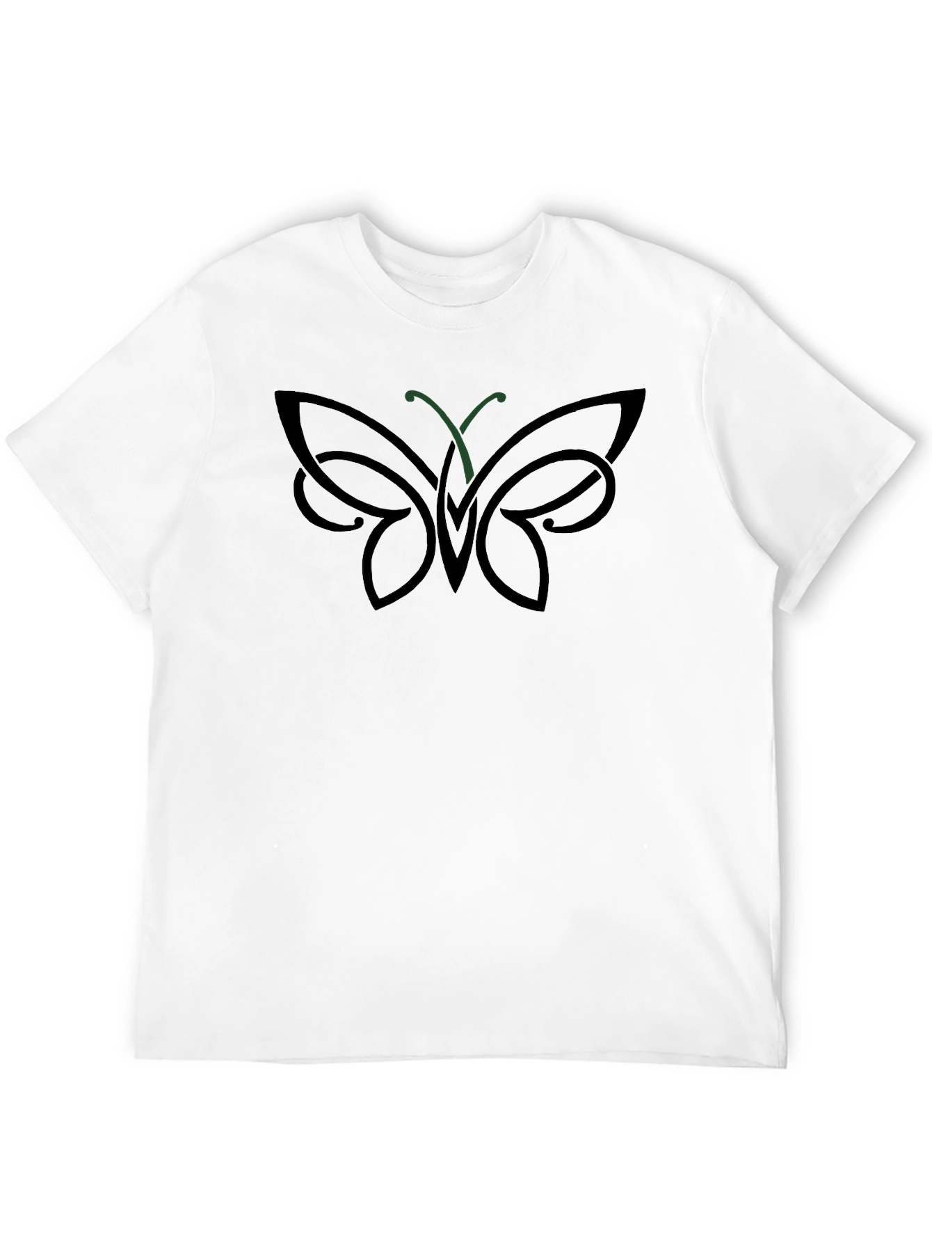 Butterfly Graphic Print Tee - Stylish Casual Wear