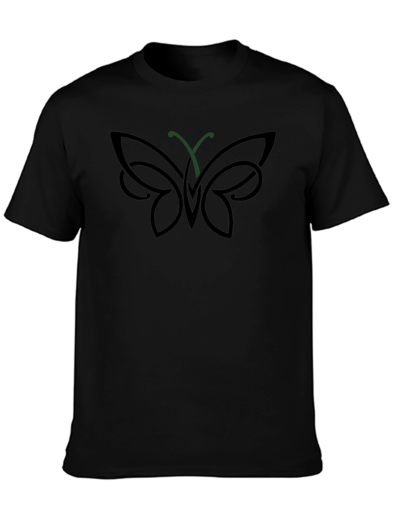 Butterfly Graphic Print Tee - Stylish Casual Wear