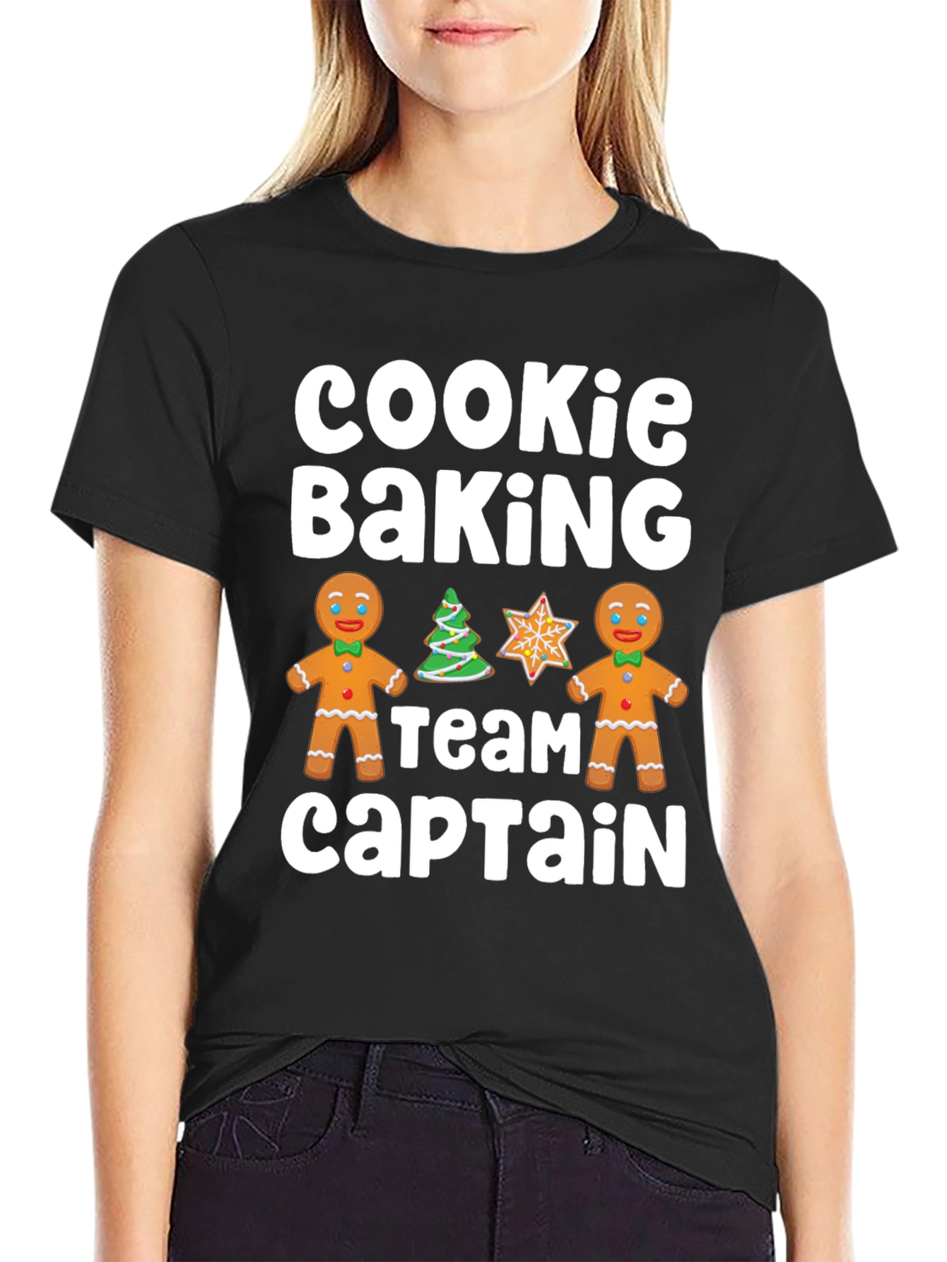 Cookie Baking Team Captain Holiday T-Shirt