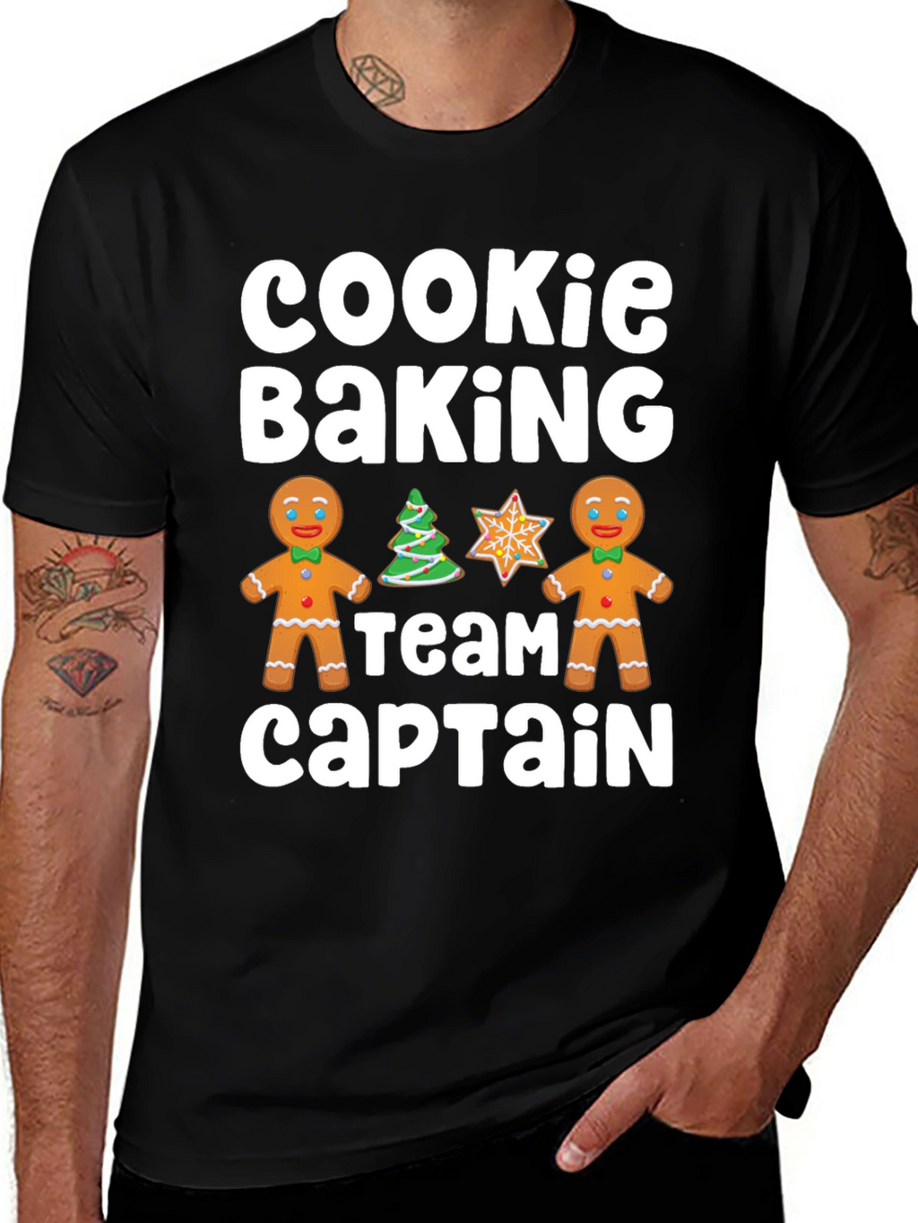 Cookie Baking Team Captain Holiday T-Shirt