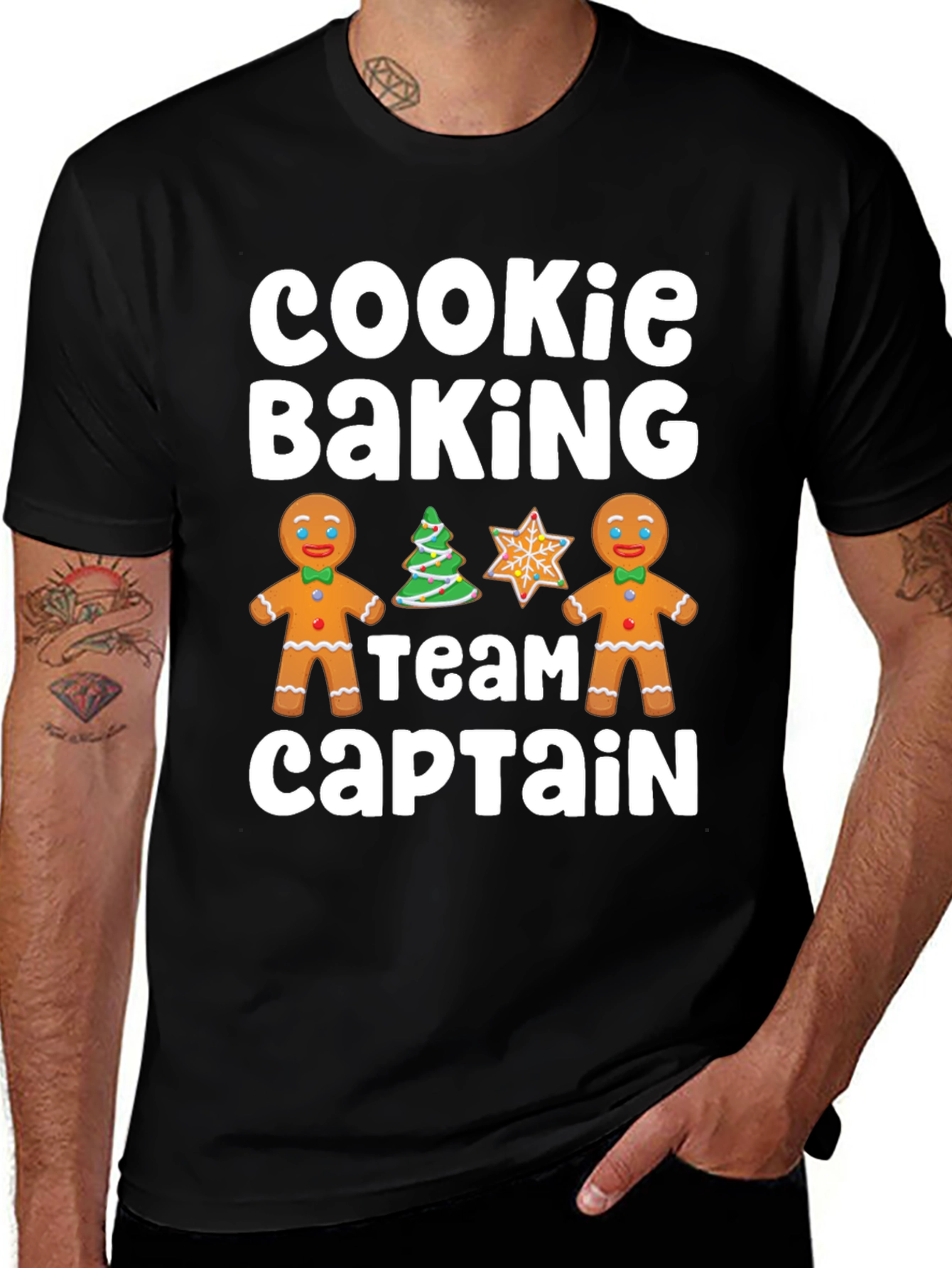 Cookie Baking Team Captain Holiday T-Shirt