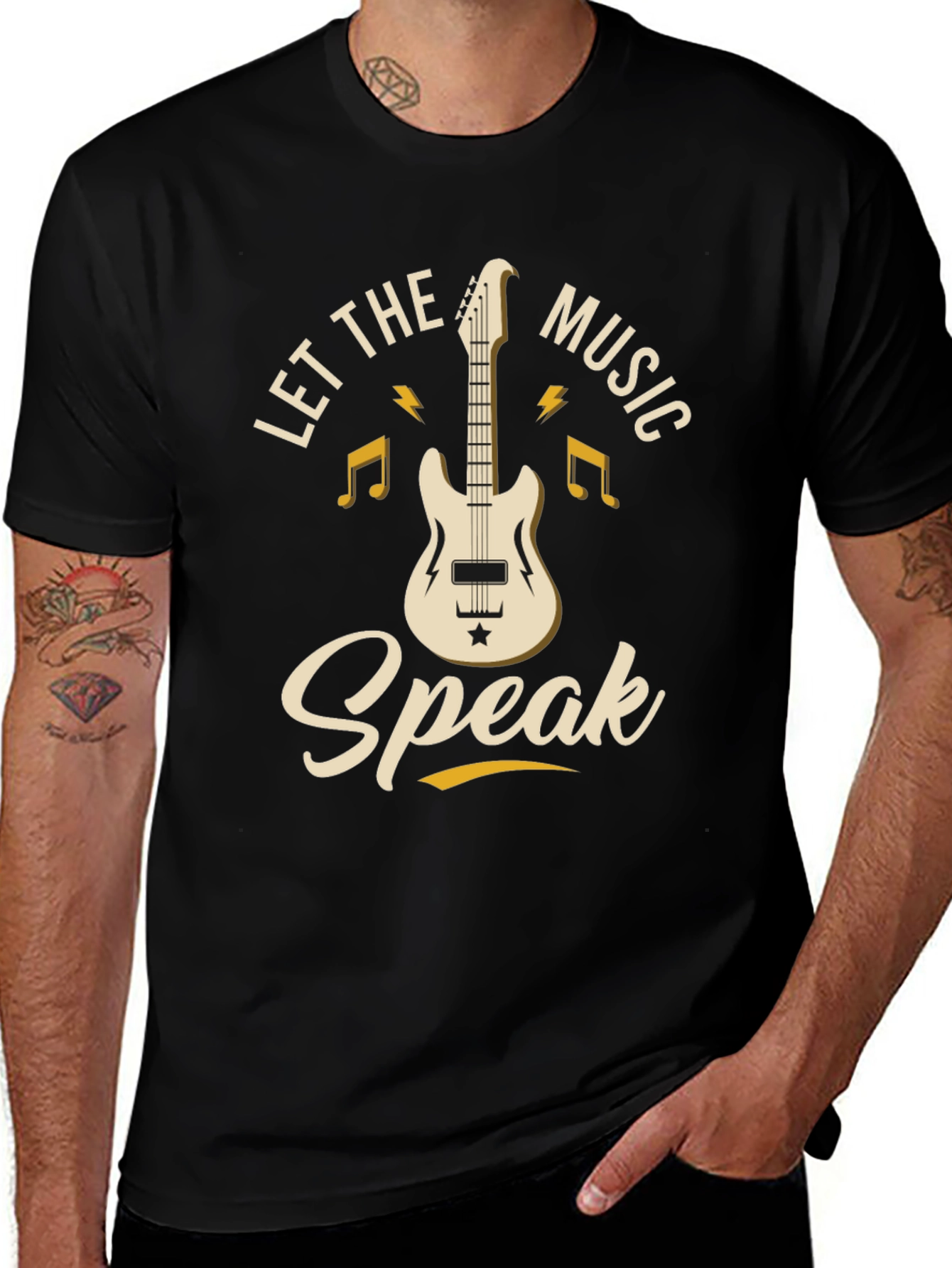 Let the Music Speak Graphic T-Shirt