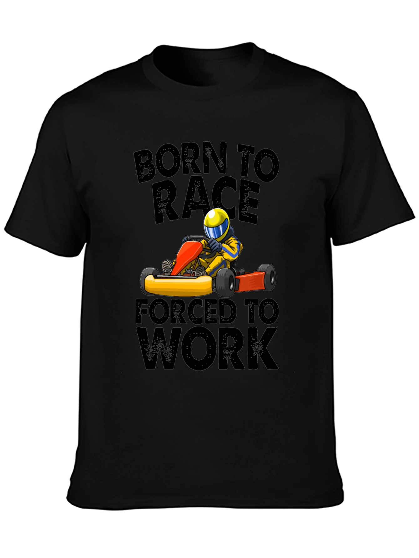Born to Race T-Shirt - Go Kart Design