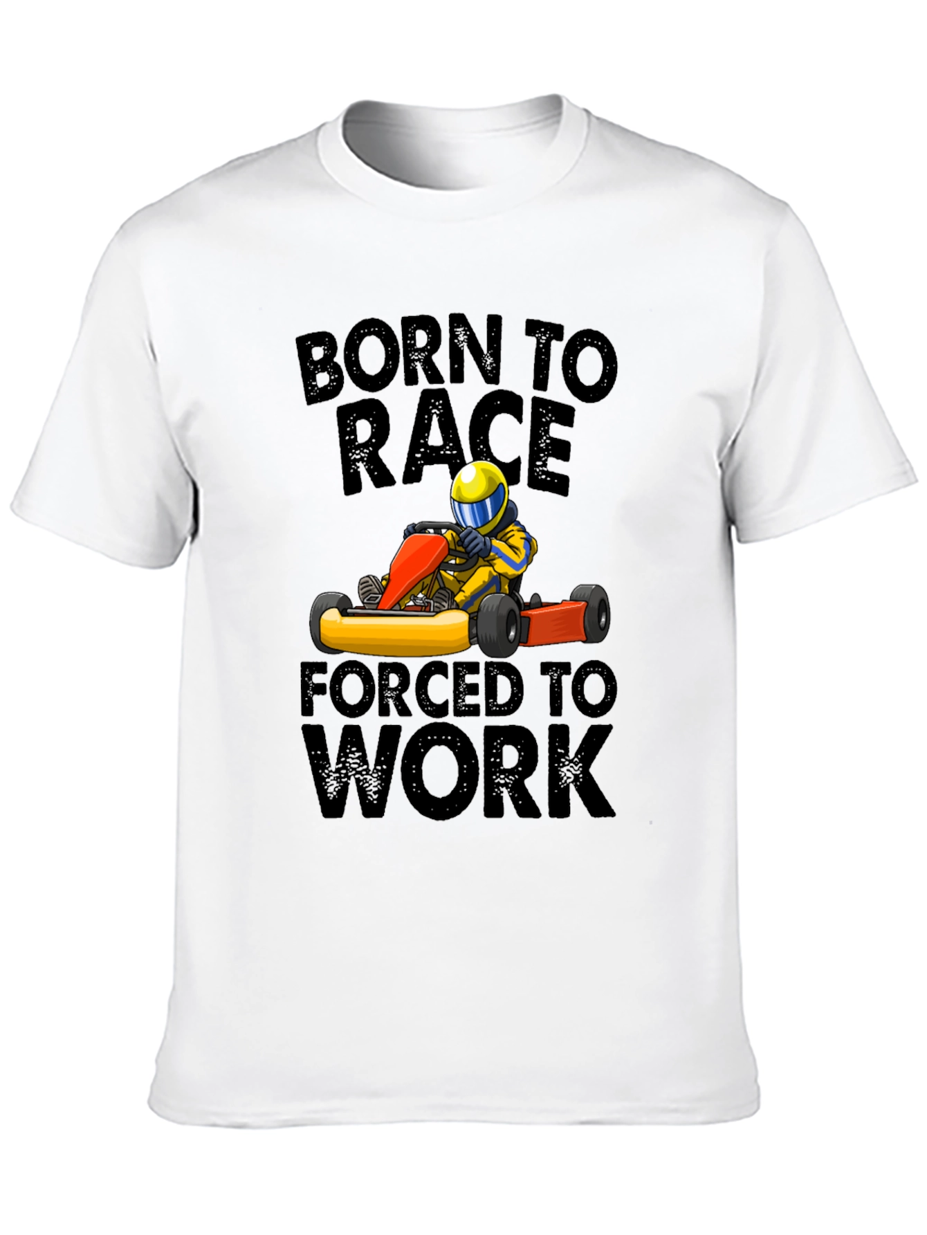 Born to Race T-Shirt - Go Kart Design